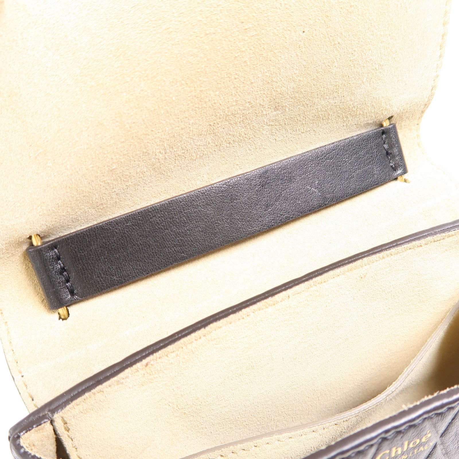 Chloe 牛皮皮革Shoulder Bag金扣鏈帶肩背袋