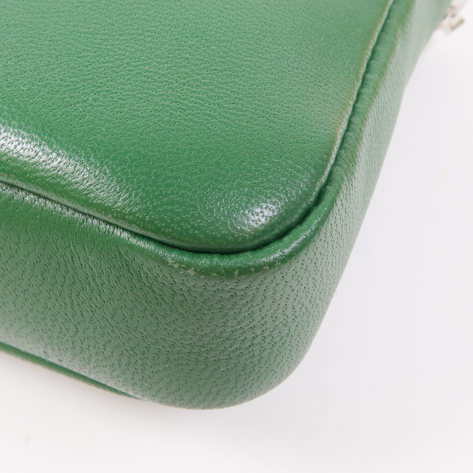FENDI 牛皮皮革2 Way Shoulder銀扣手挽肩背兩用袋