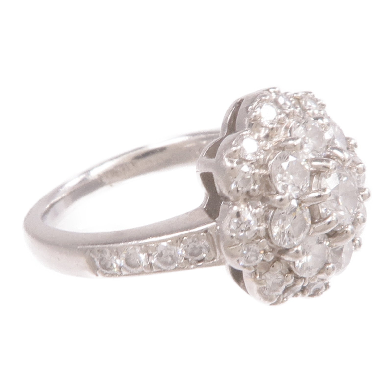 JEWELRY 【激減優惠】PT900鉑金Diamond Ring鑽石戒指US#5