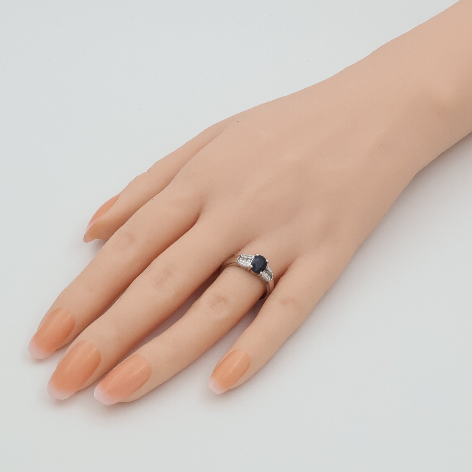 JEWELRY PT900鉑金/藍寶石Sapphire鑽石戒指