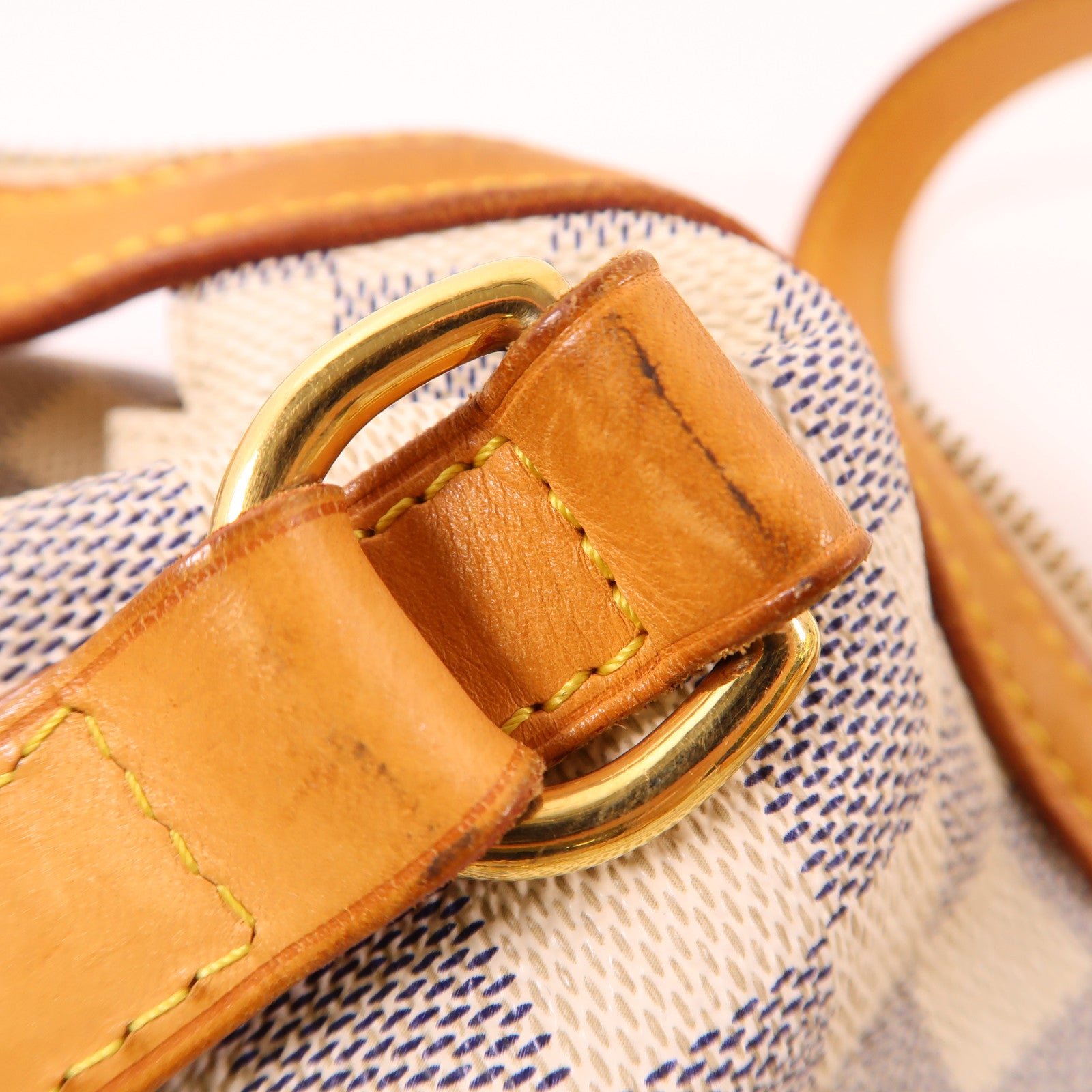 LOUIS VUITTON 【激減優惠】Damier Azur Stresa PM金扣肩背袋