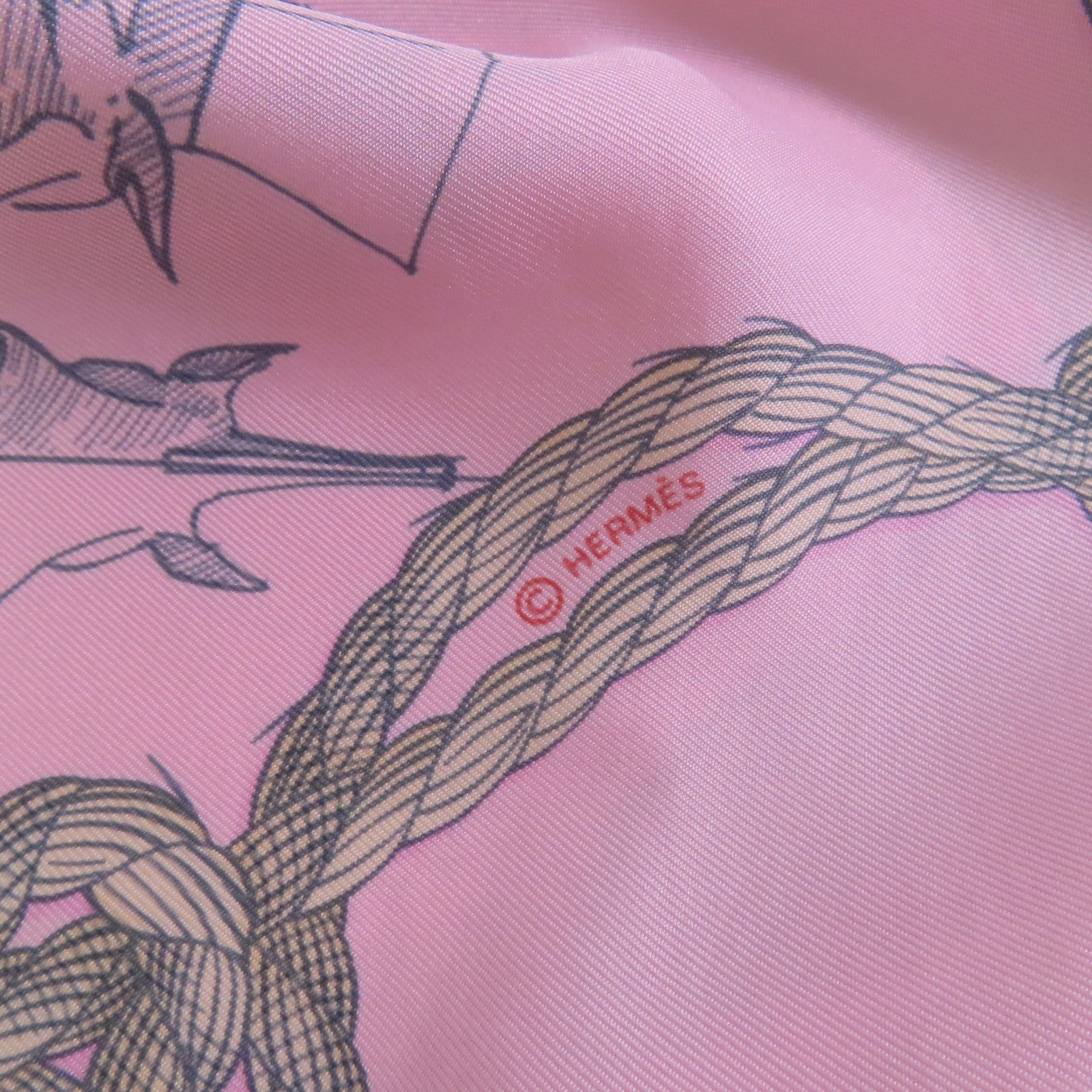 HERMES 絲質Scarf 90x90絲巾