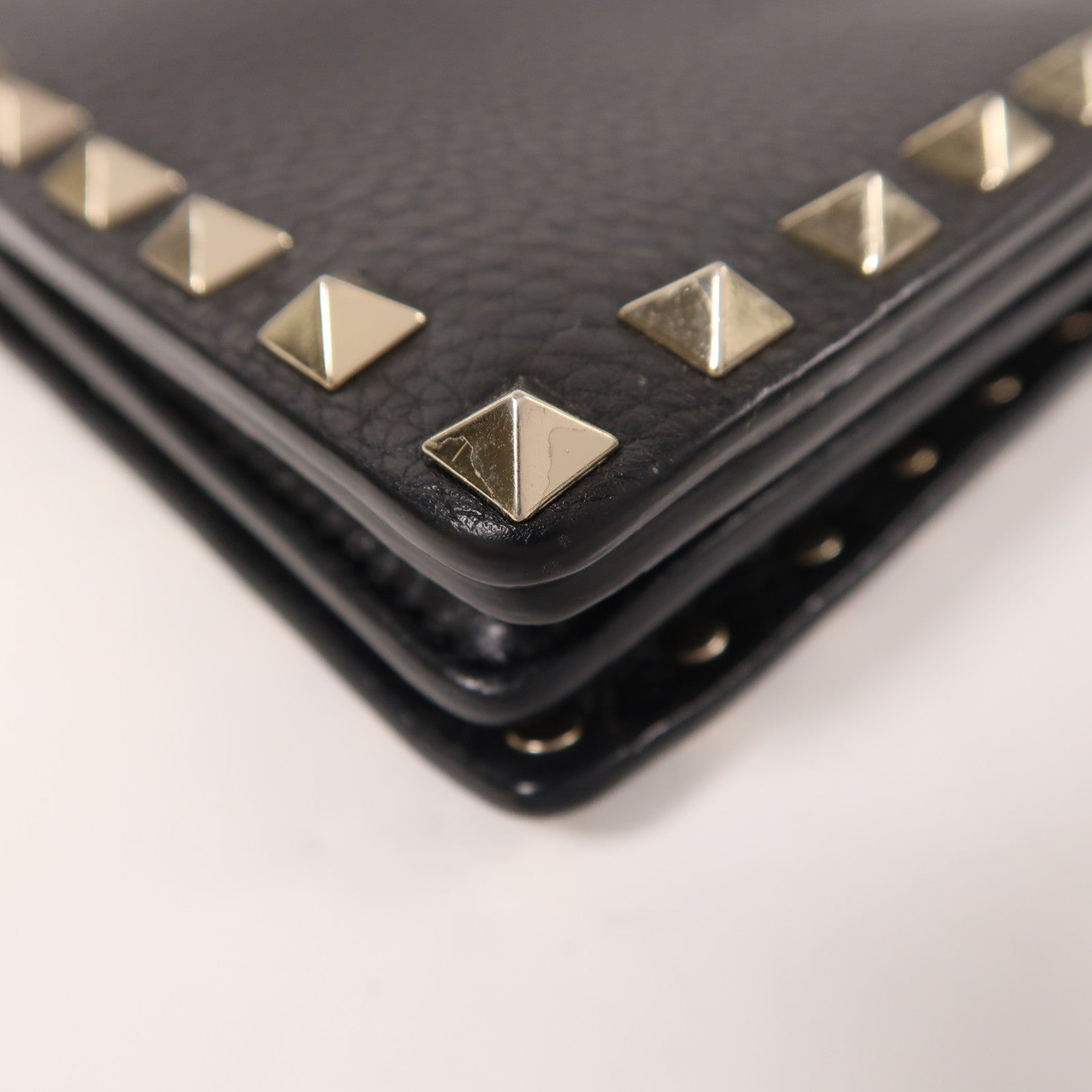 Valentino 牛皮皮革Chain Shoulder金扣鏈帶肩背袋