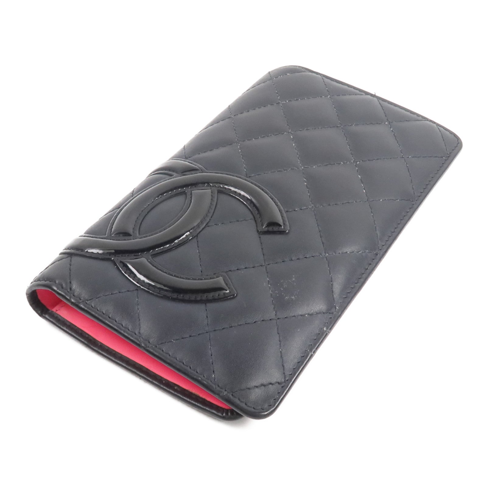 CHANEL 牛皮皮革Cambon Long Wallet長錢包