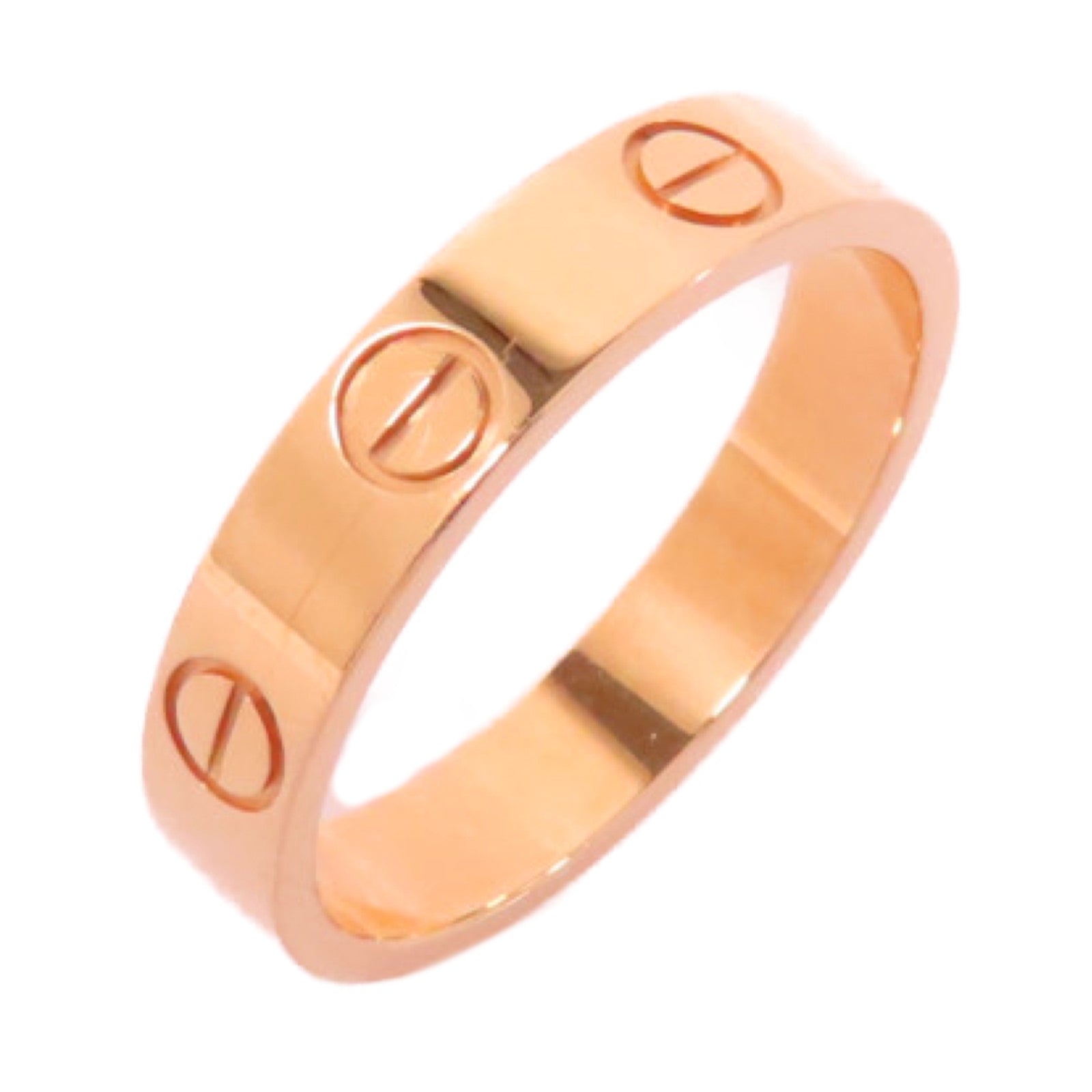 CARTIER 18K玫瑰金Love Ring戒指Cartier#50/US#5.25