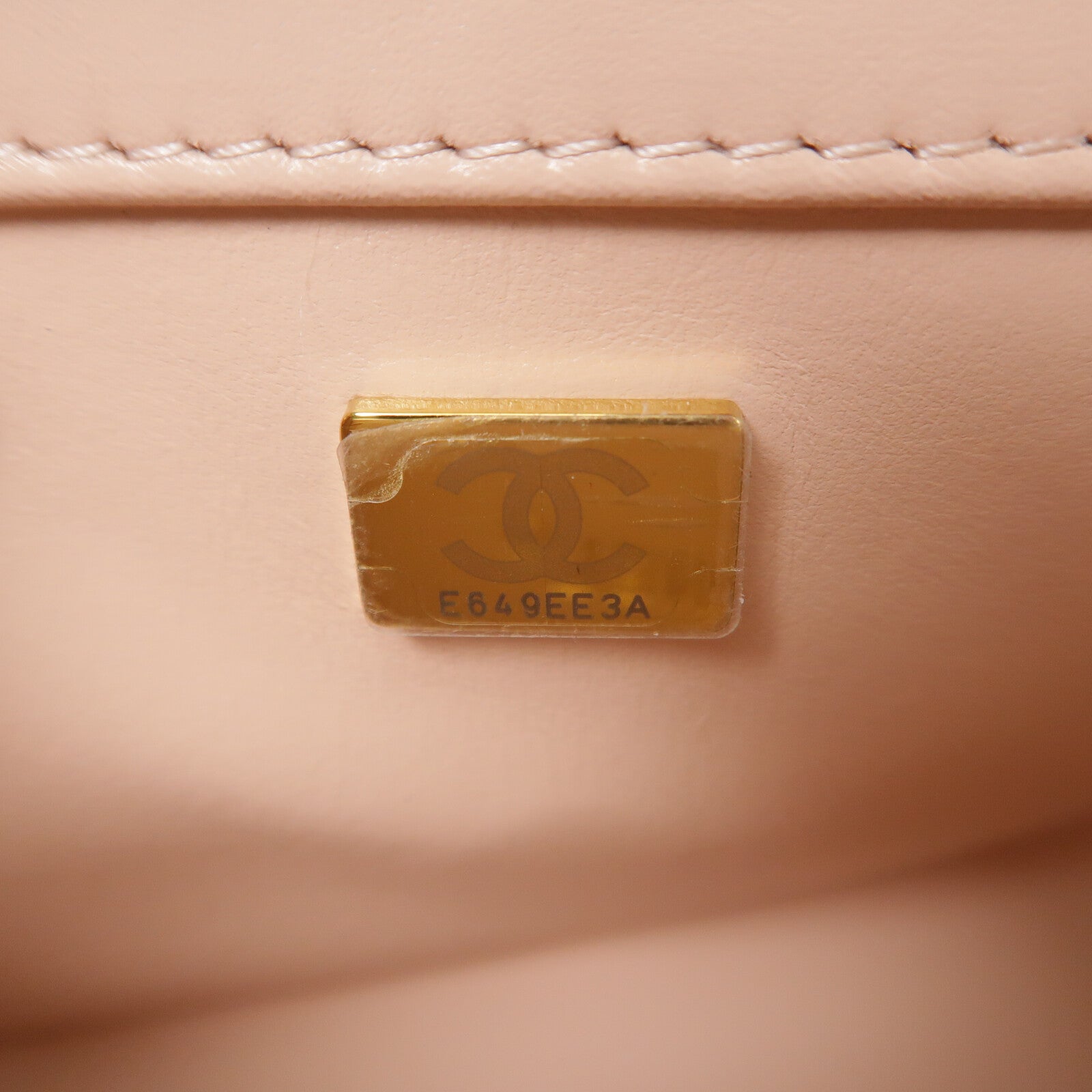 CHANEL 牛皮皮革Mini Flap Bag鏈帶肩背袋