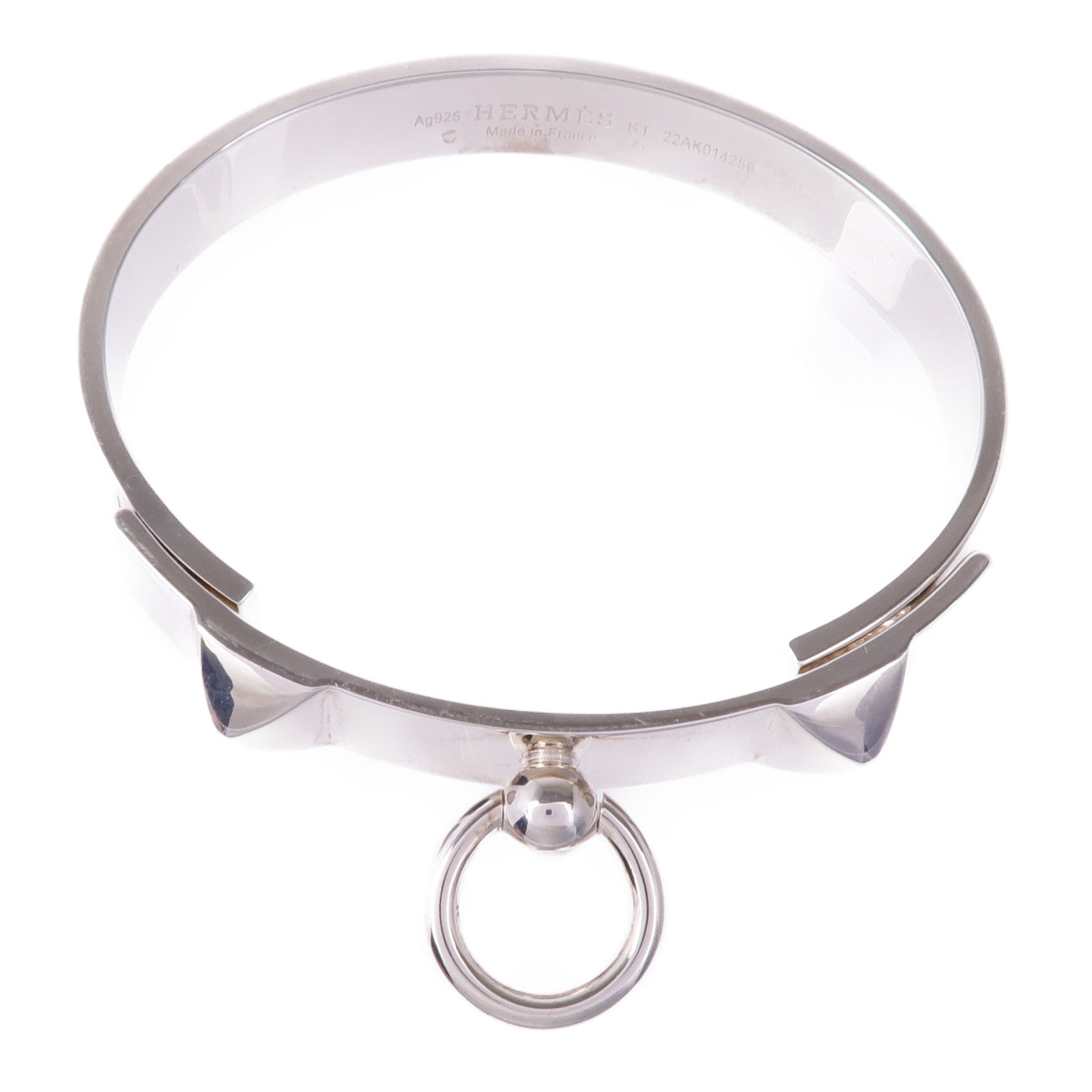 HERMES 925純銀Collier De Chien手鐲