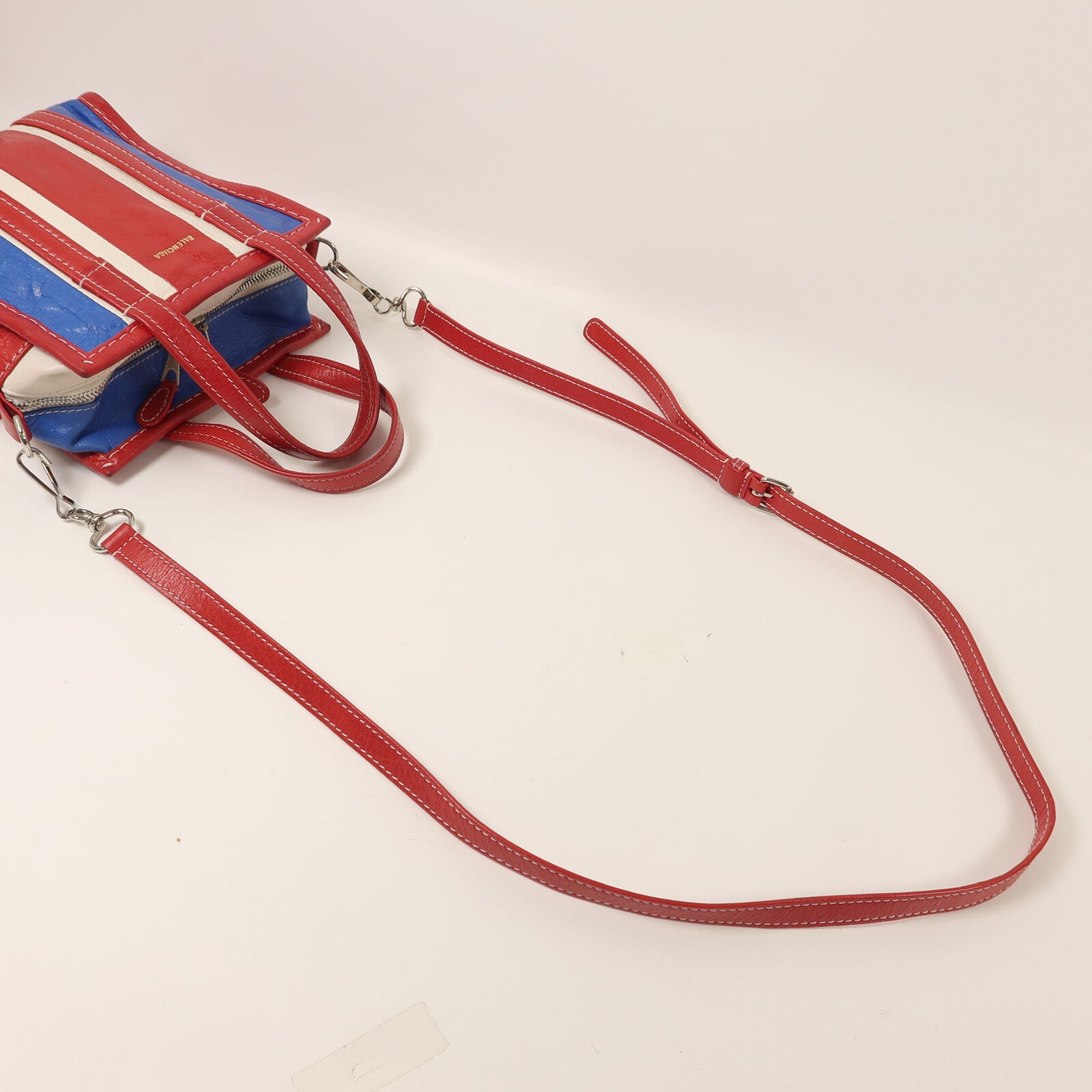 BALENCIAGA 羊皮皮革Bazar Bag手挽肩背兩用袋
