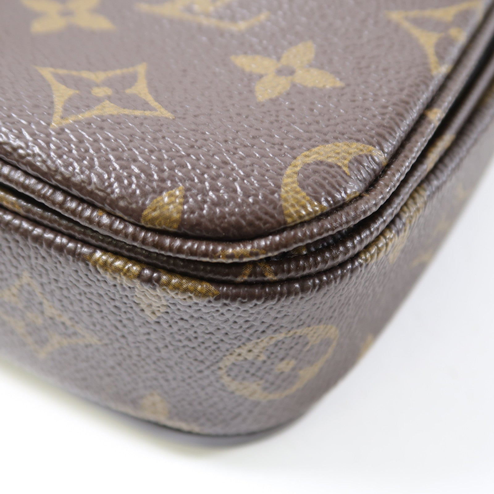 LOUIS VUITTON Monogram Pochette Metis金扣手挽肩背兩用袋啡色