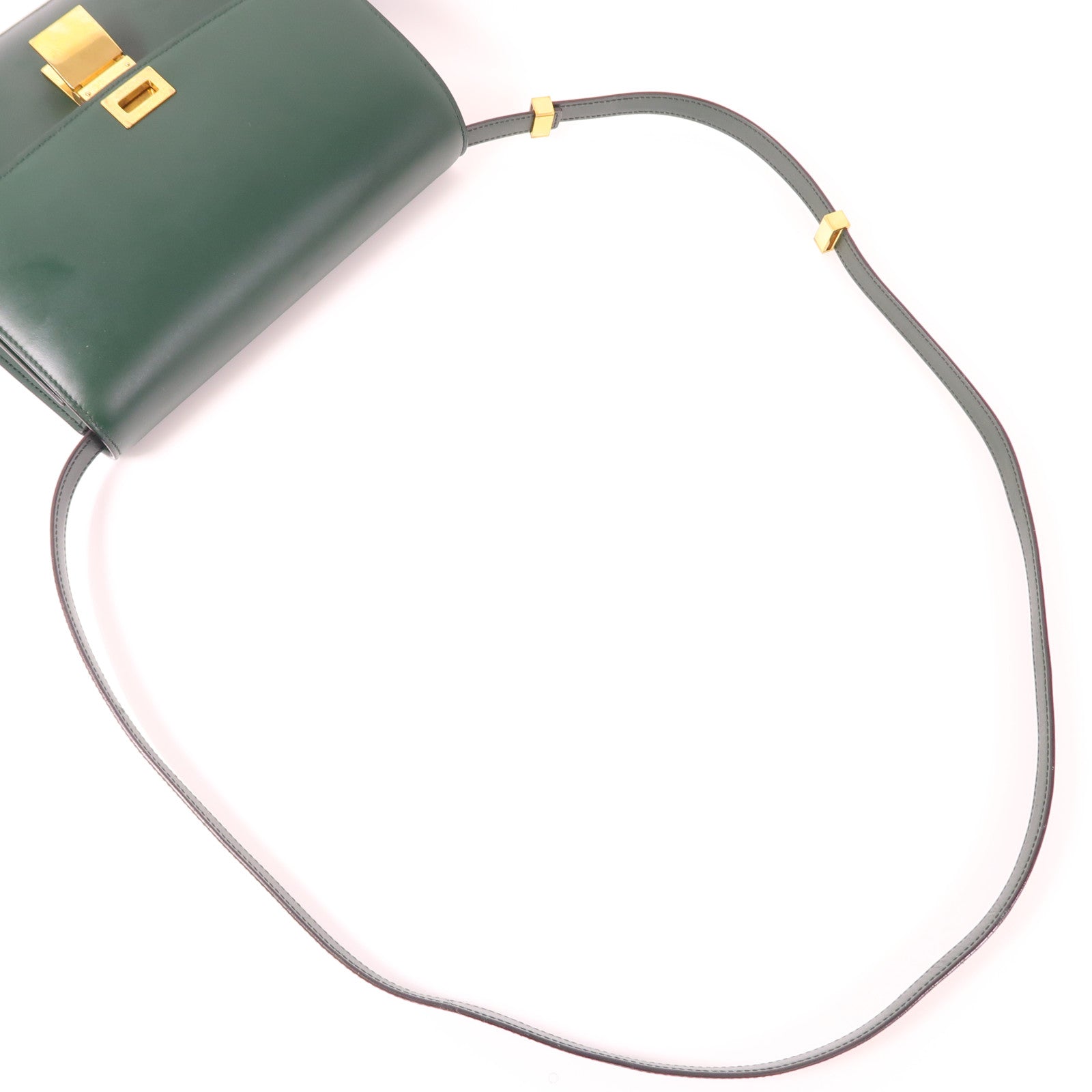 CELINE 牛皮皮革Classic Box金扣肩背袋