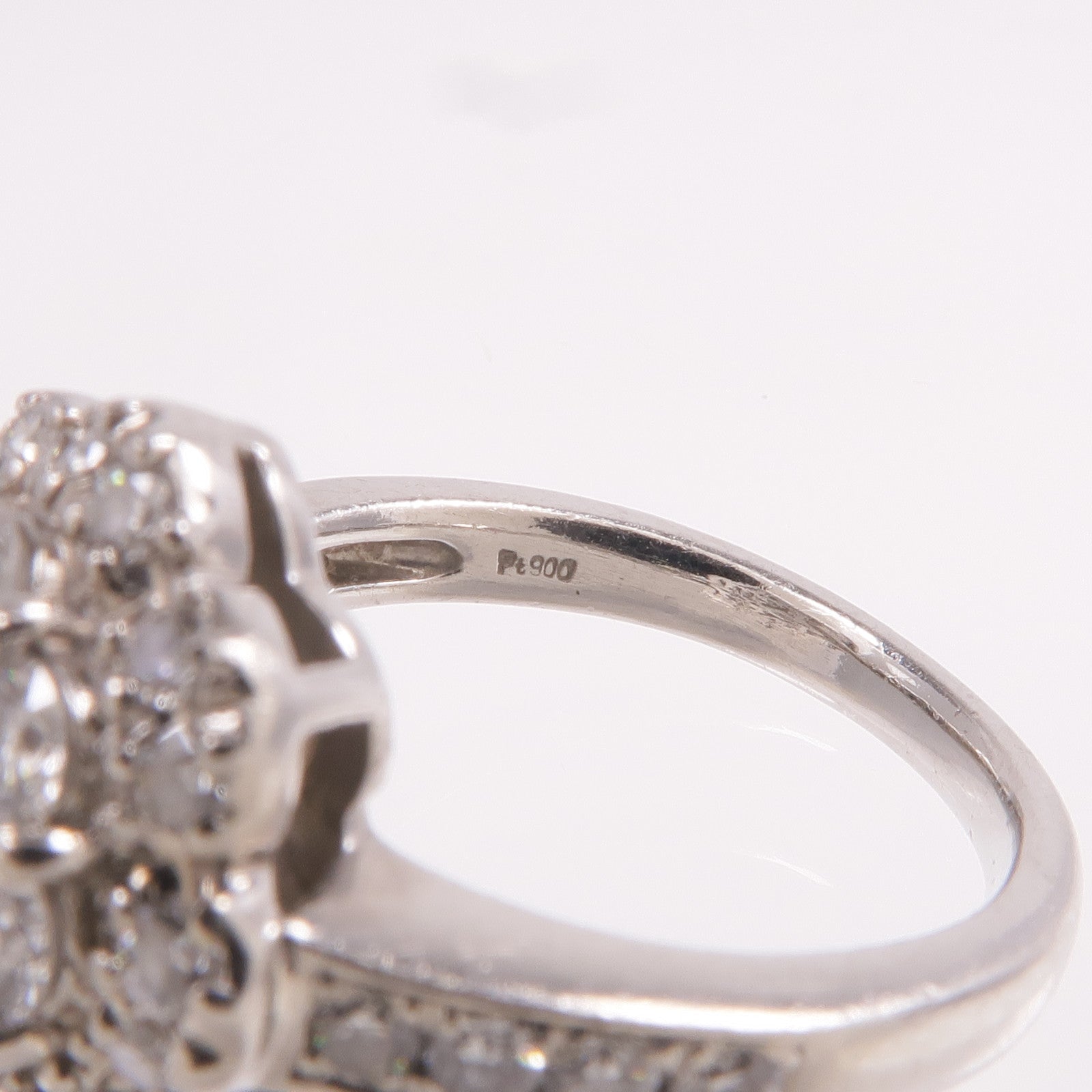 JEWELRY 【激減優惠】PT900鉑金Diamond Ring鑽石戒指US#5
