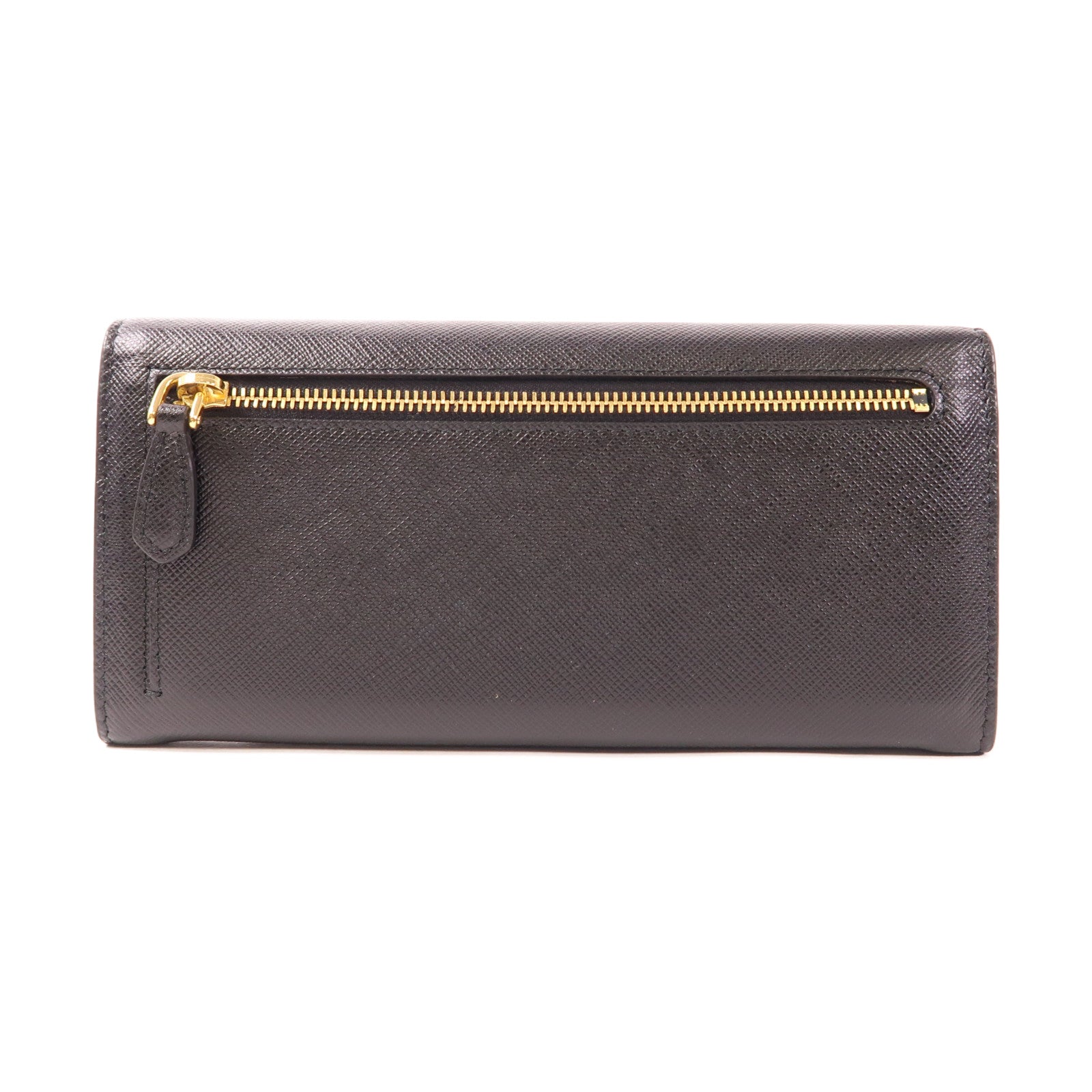 PRADA 牛皮皮革Long Wallet金扣長錢包