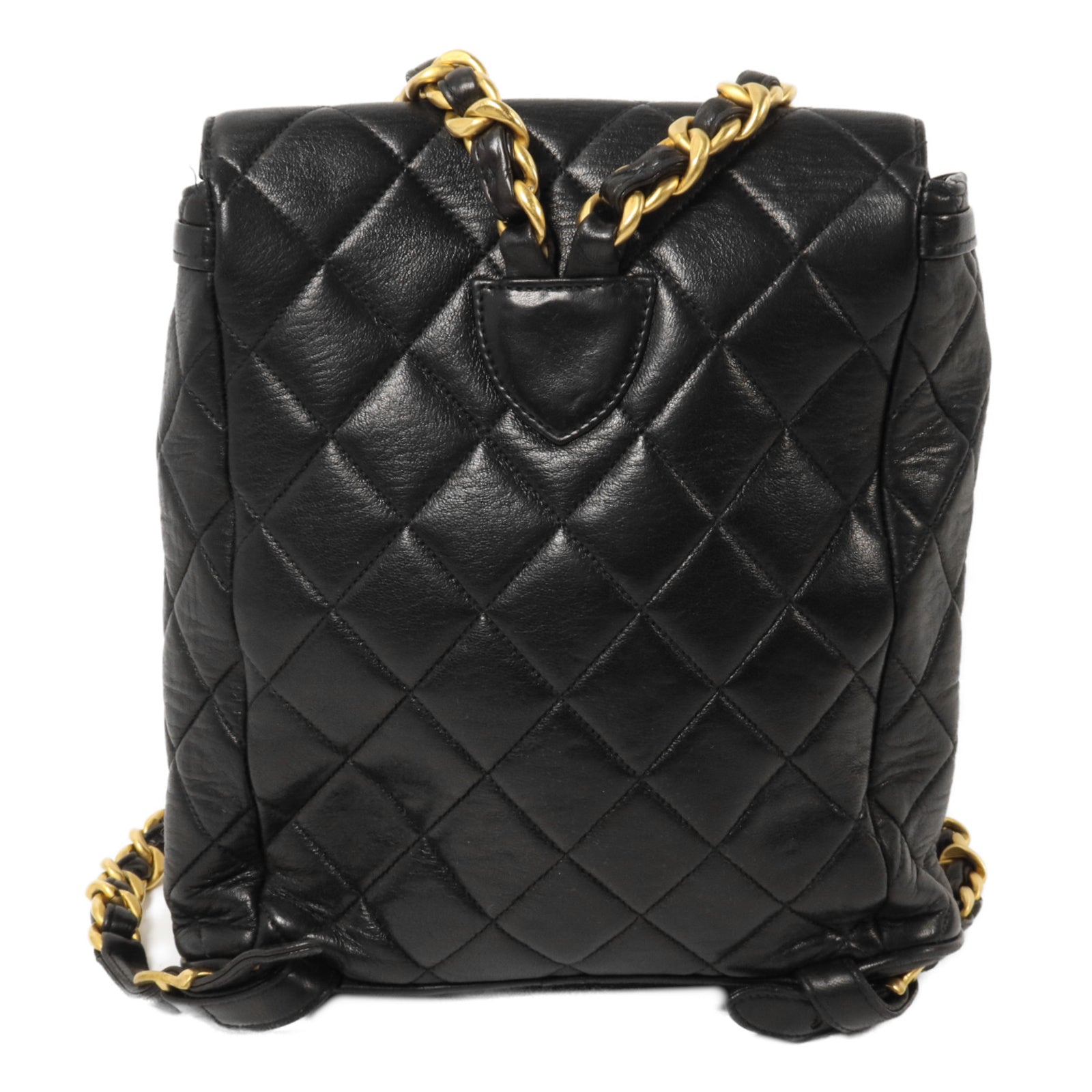 CHANEL 羊皮皮革Vintage Backpack鏈帶背包