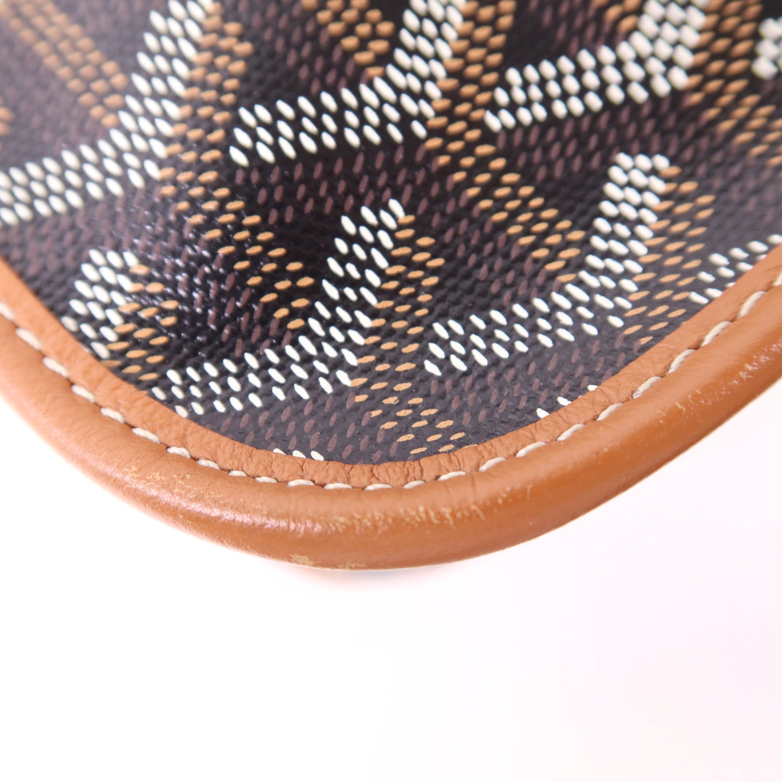 GOYARD 塗層帆布Bourgogne銀扣手挽袋