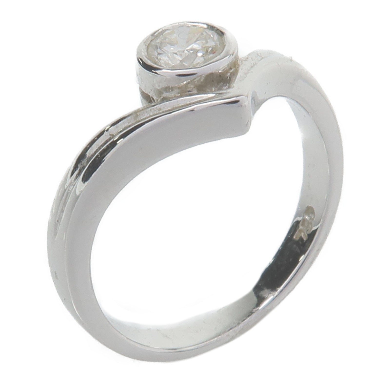 JEWELRY 18K白金Diamond Ring鑽石戒指US#4