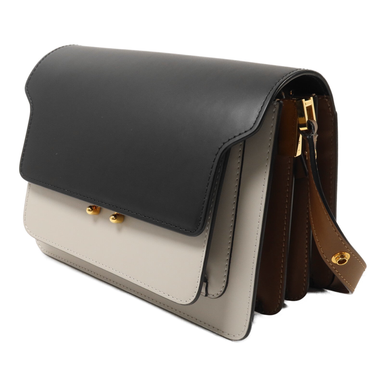 SELECTION 牛皮皮革Marni Trunk肩背袋