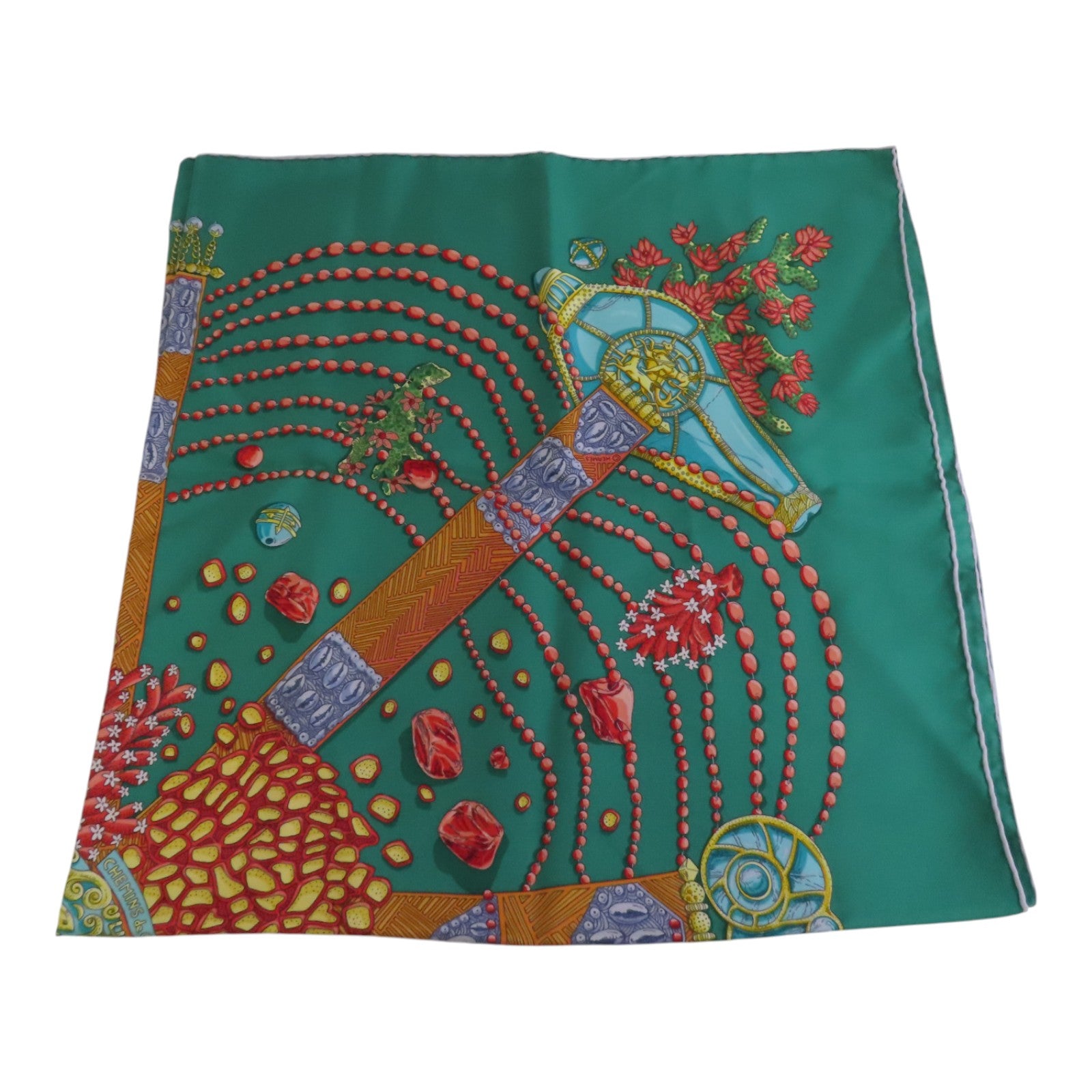 HERMES 絲質Scarf 90x90絲巾