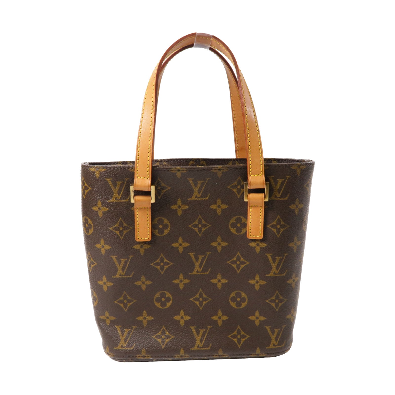 LOUIS VUITTON Monogram Vavin PM金扣手挽袋啡色