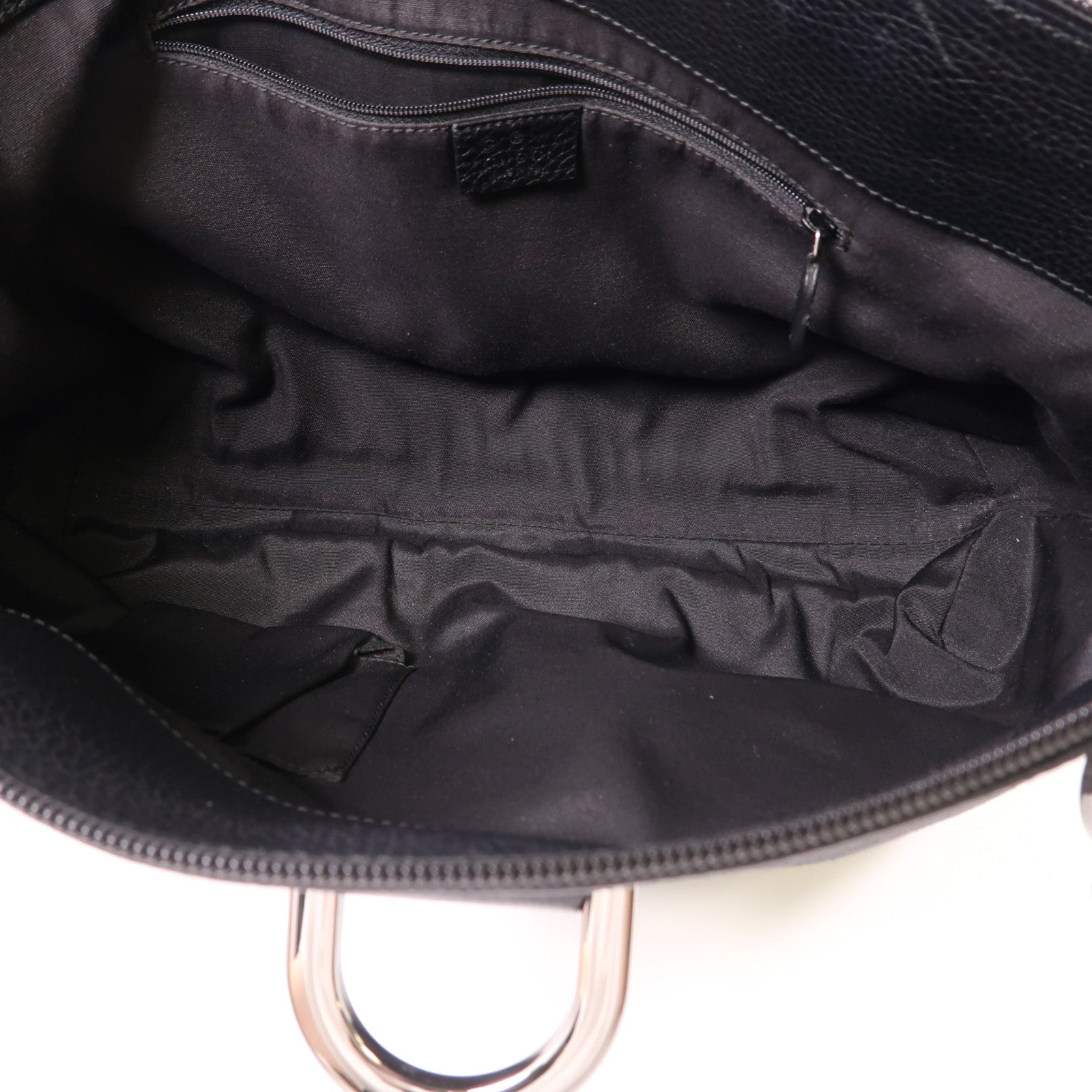 GUCCI 帆布Shoulder Bag銀扣肩背袋