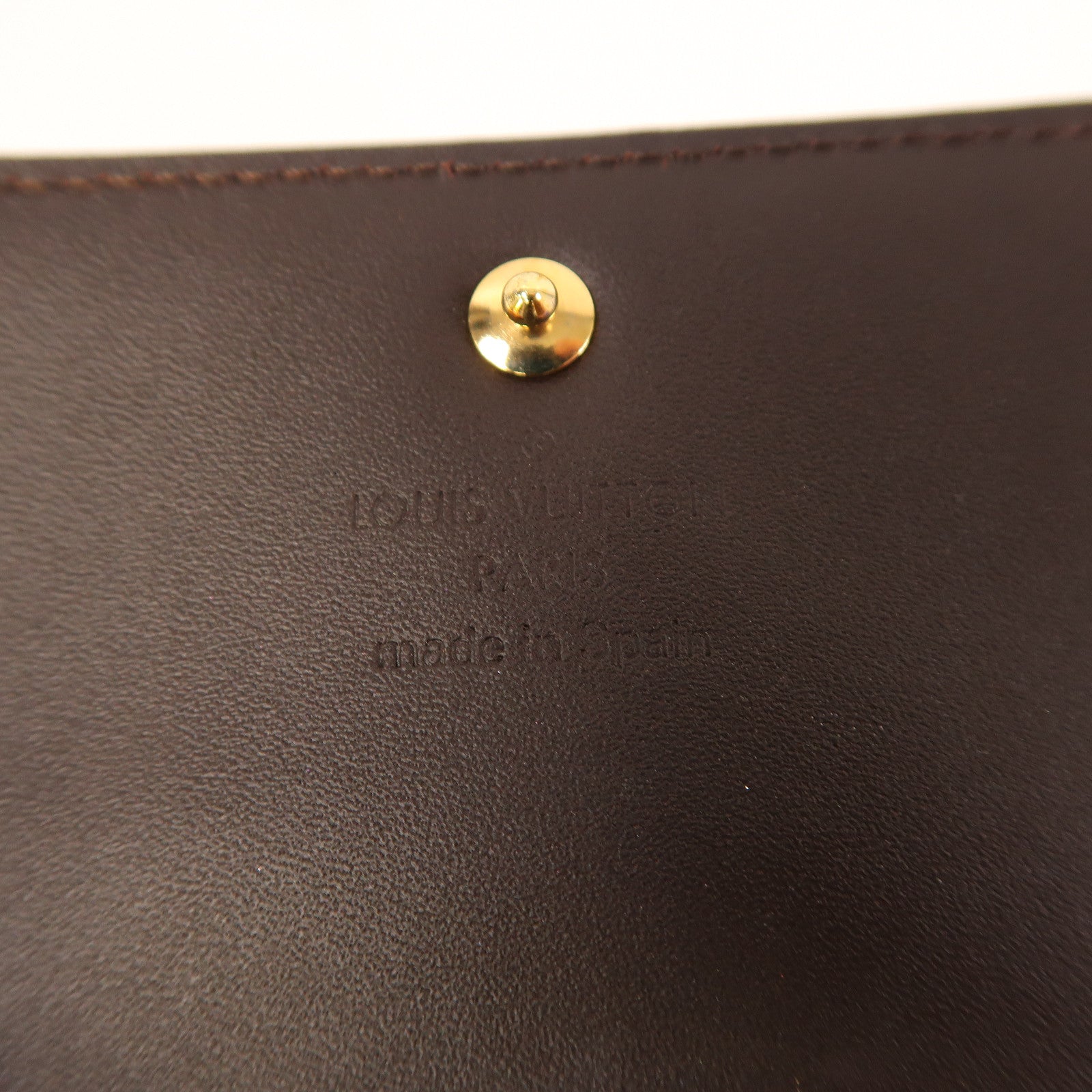 LOUIS VUITTON Monogram Vernis Card Case金扣零錢包紅色