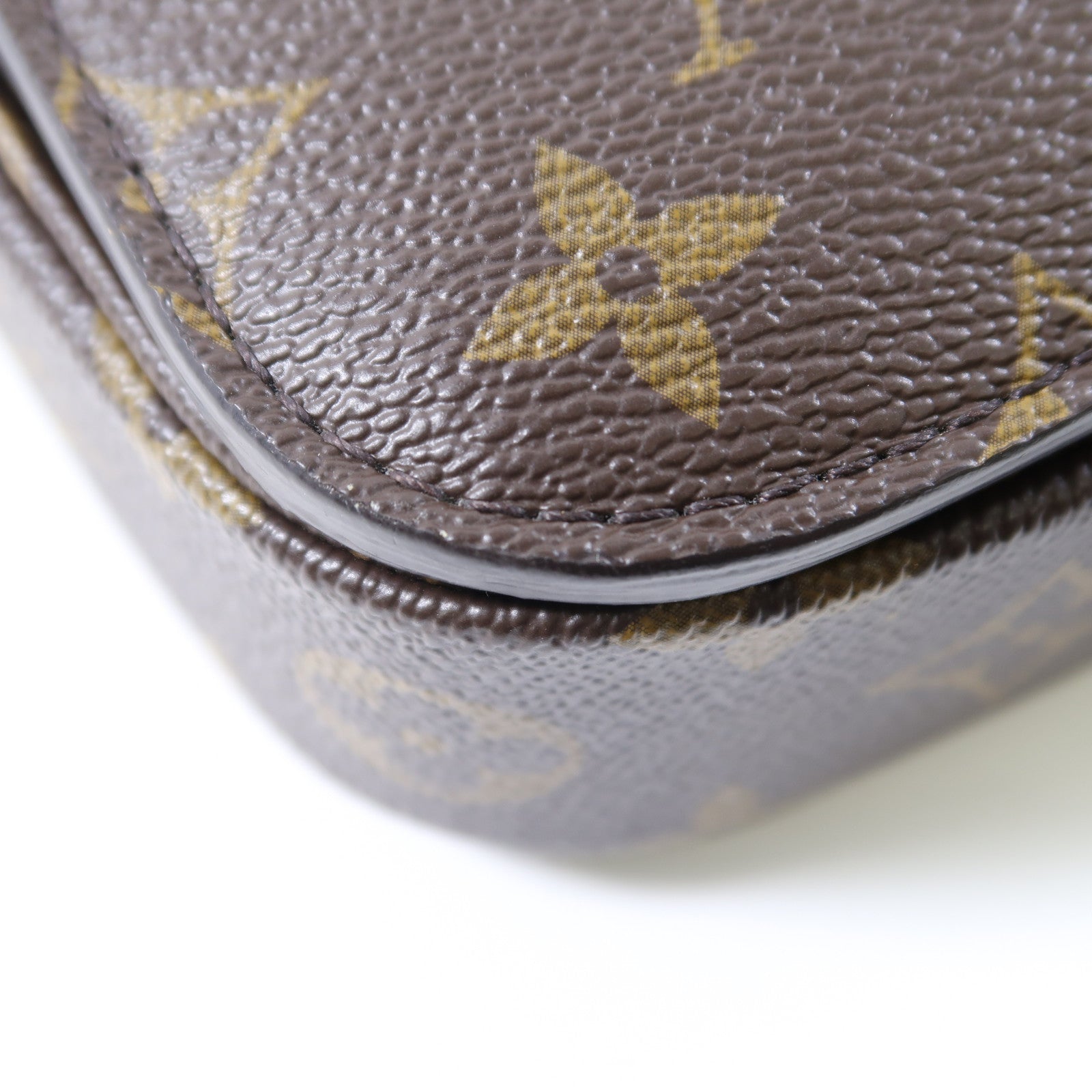 LOUIS VUITTON Monogram Pochette Metis金扣手挽肩背兩用袋啡色