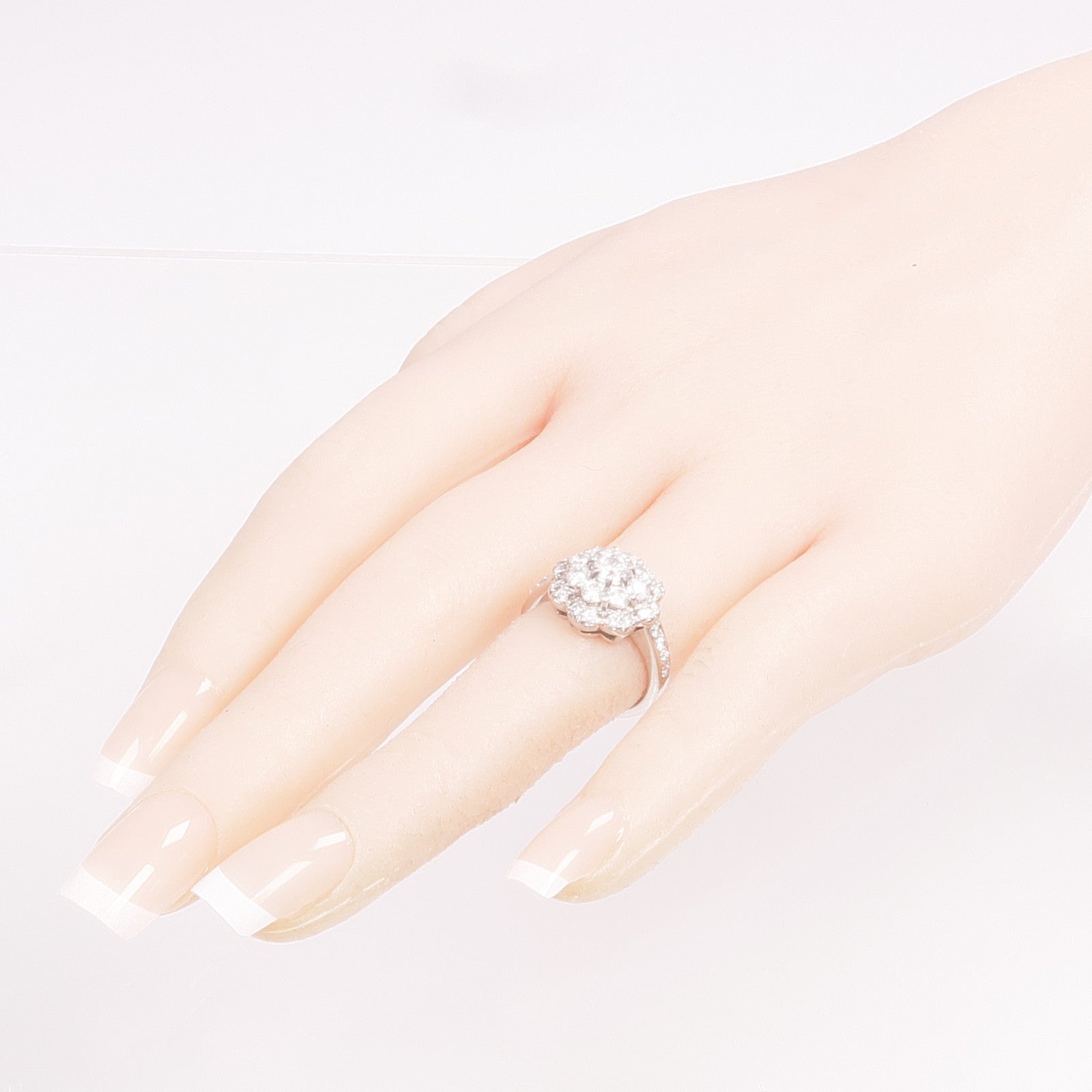 JEWELRY 【激減優惠】PT900鉑金Diamond Ring鑽石戒指US#5