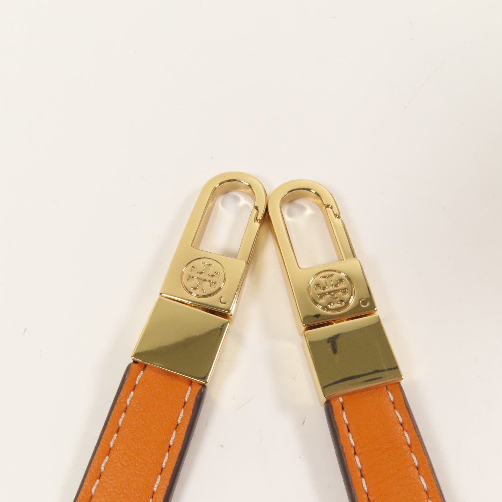 Tory Burch 帆布/皮革2way Shoulder Bag金扣手挽肩背兩用袋