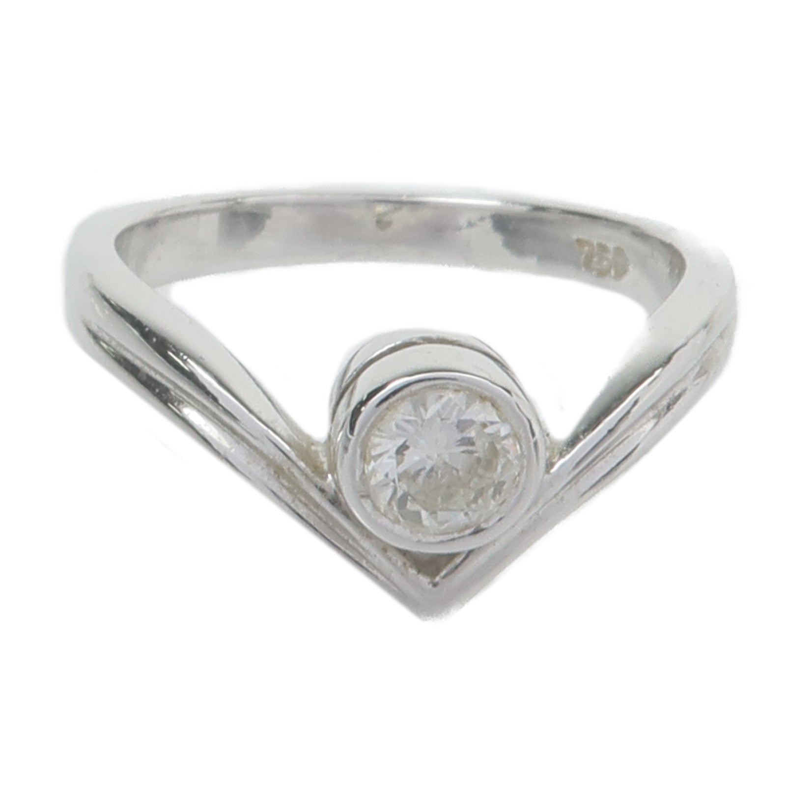 JEWELRY 18K白金Diamond Ring鑽石戒指US#4