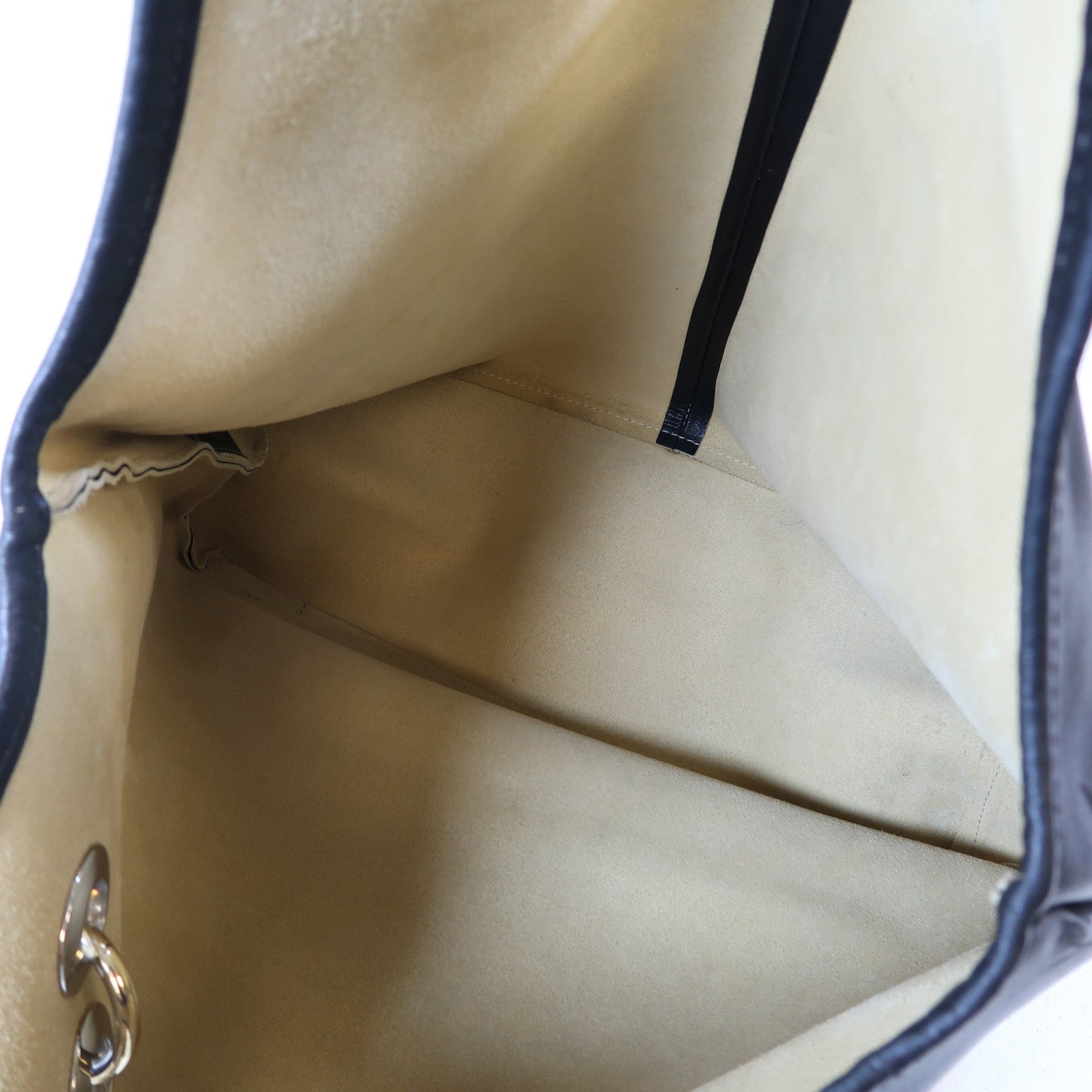 SEE BY CHLOE 牛皮皮革Shoulder Bag銀扣肩背袋黑色