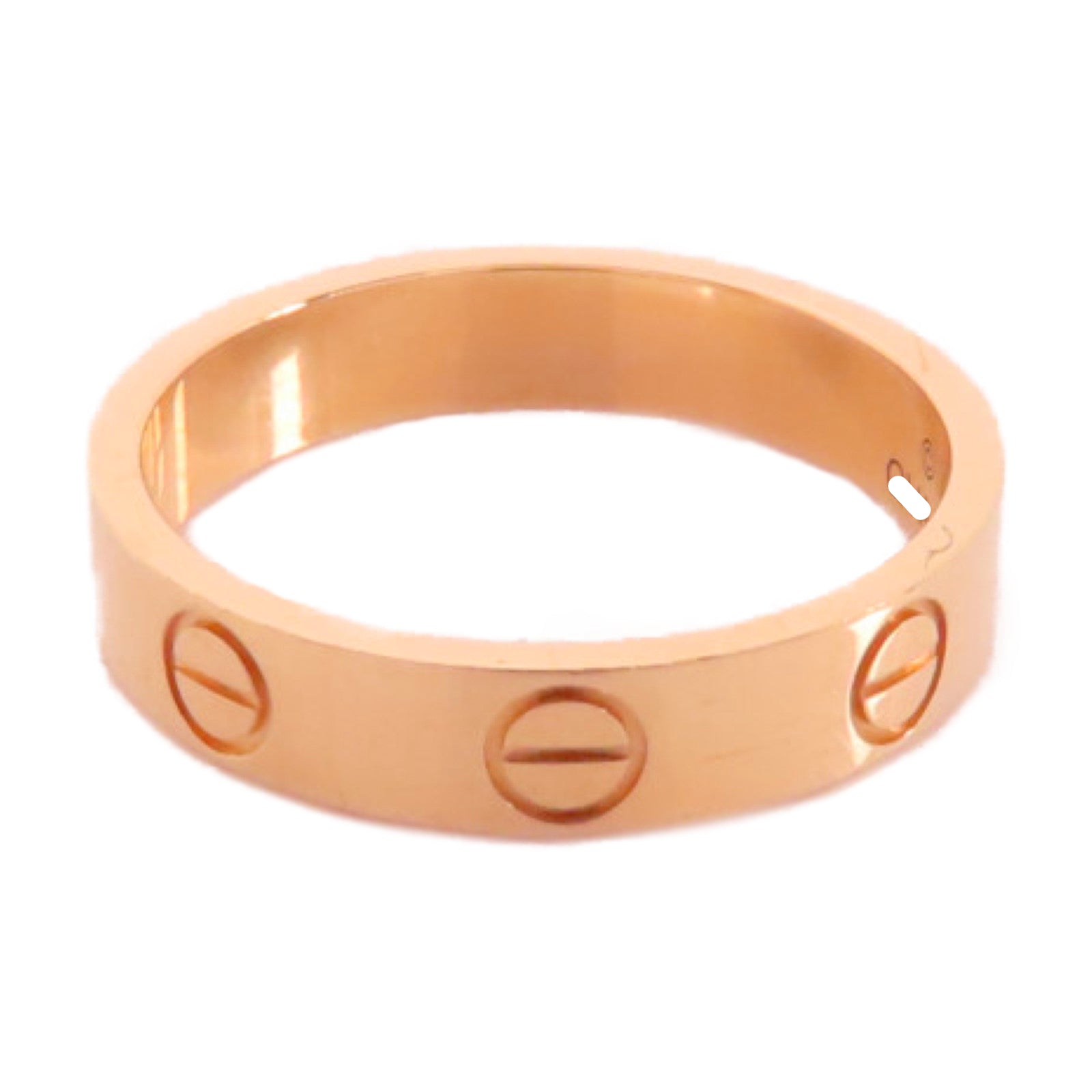 CARTIER 18K玫瑰金Love Ring戒指Cartier#50/US#5.25