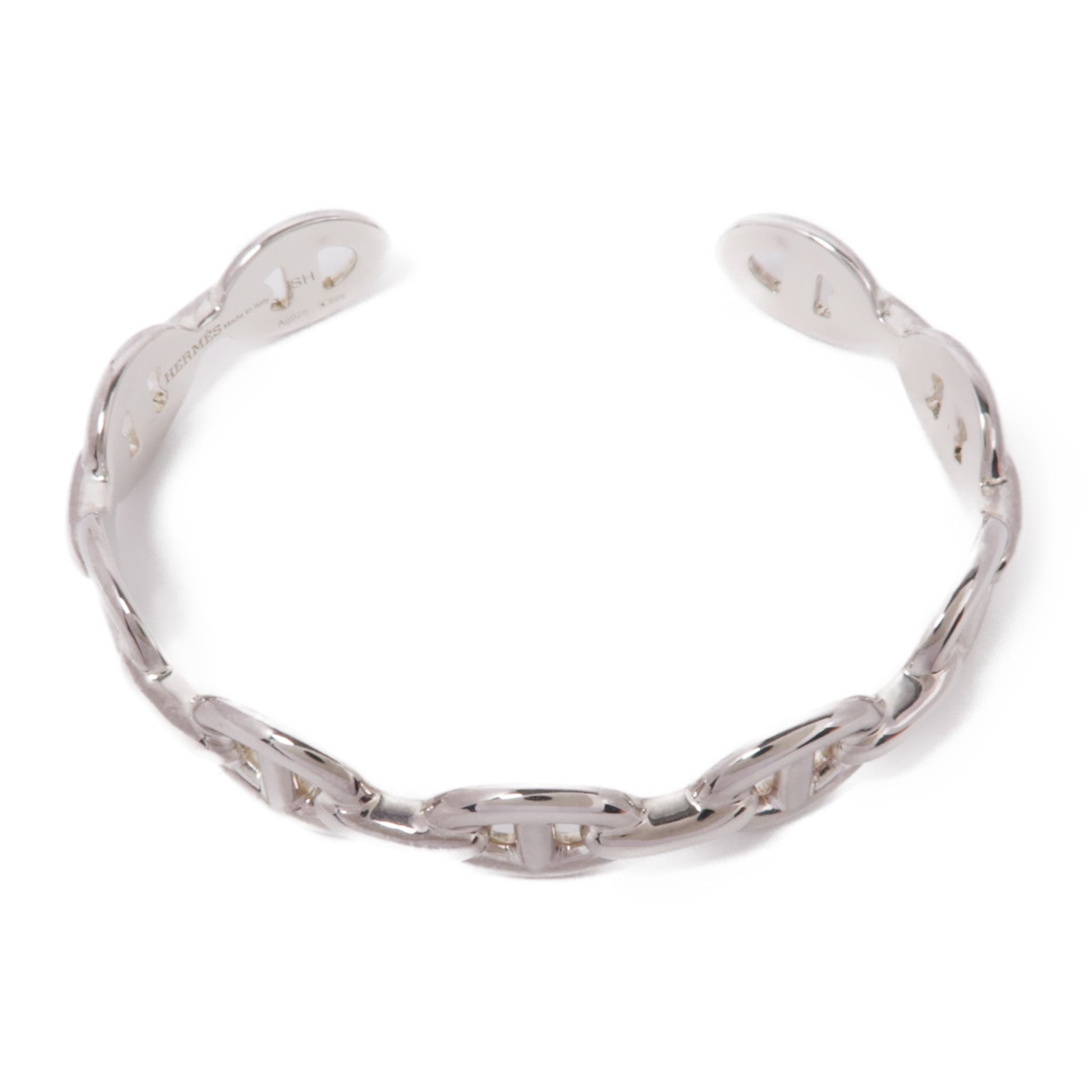 HERMES 925純銀Chaine D'Ancre Bracelet手鐲