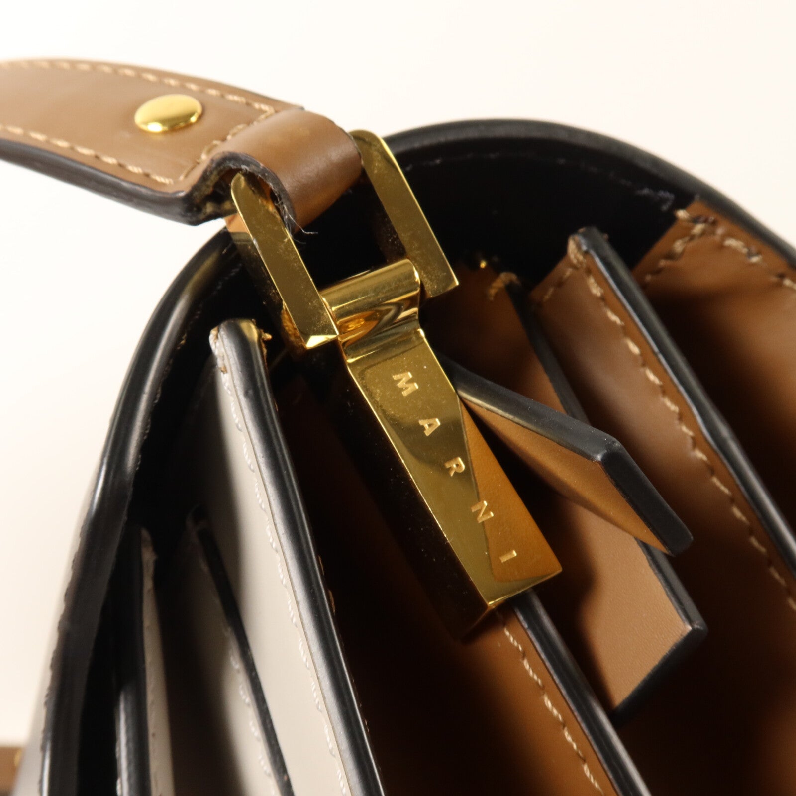 SELECTION 牛皮皮革Marni Trunk肩背袋