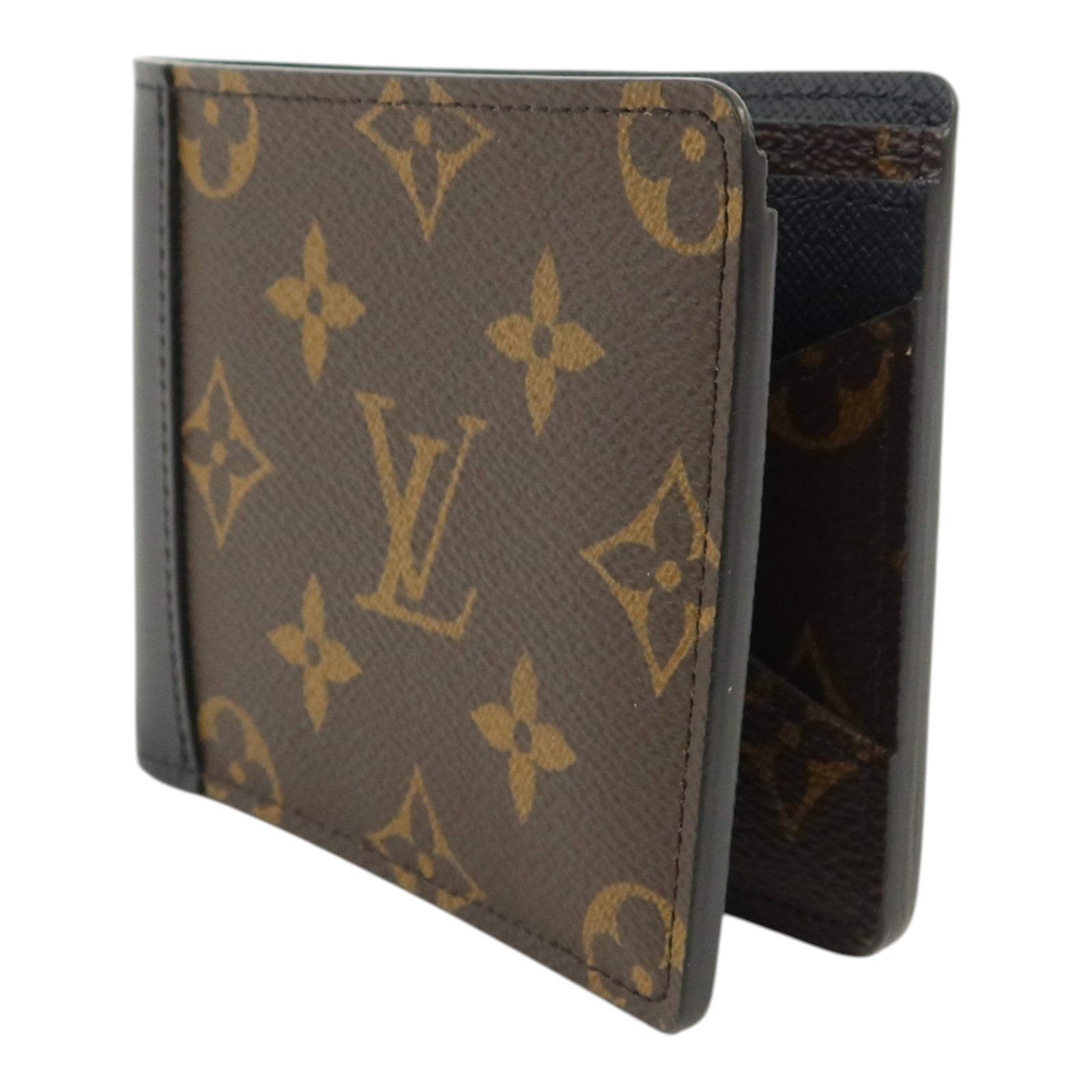 LOUIS VUITTON Monogram Macassar Multiple Wallet錢包