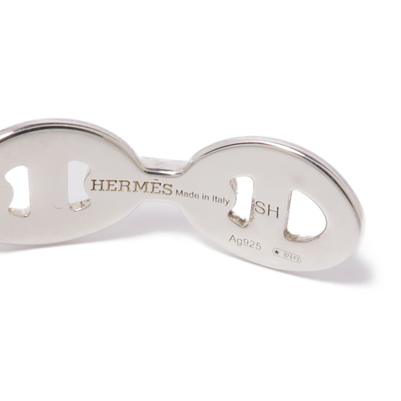 HERMES 925純銀Chaine D'Ancre Bracelet手鐲