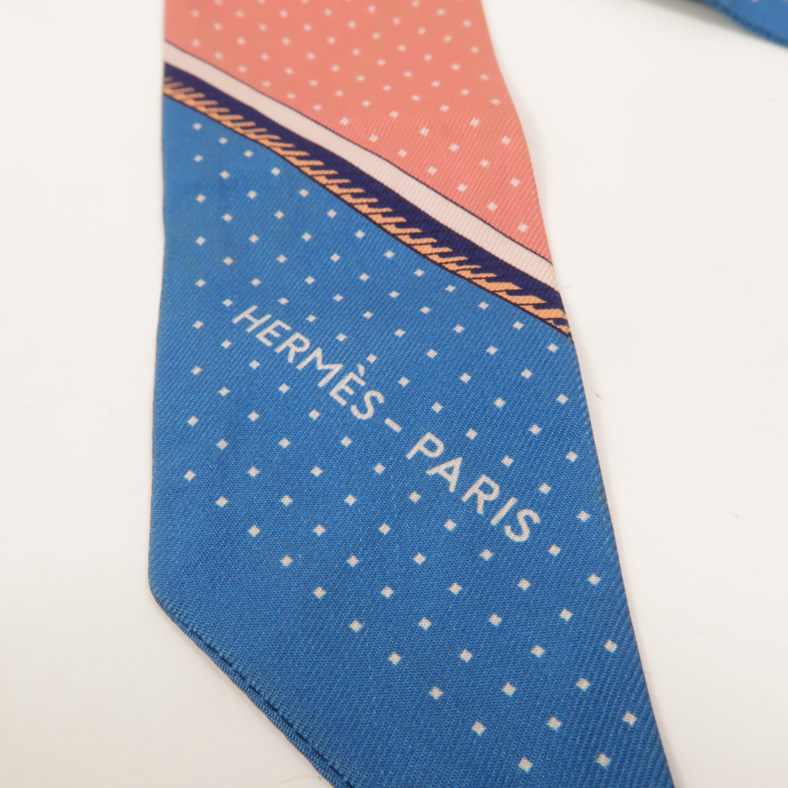 HERMES 絲質Twilly絲巾