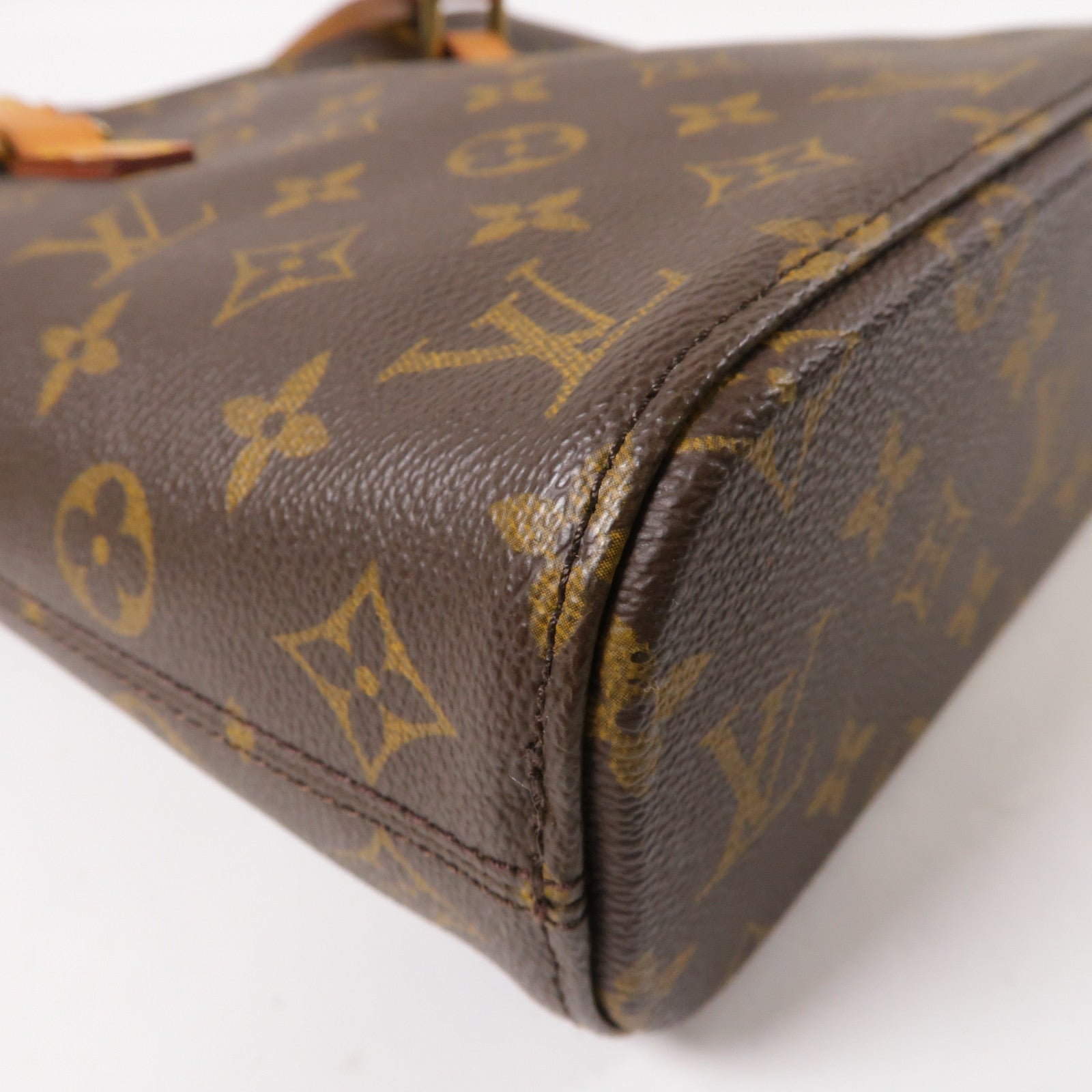 LOUIS VUITTON Monogram Vavin PM金扣手挽袋啡色