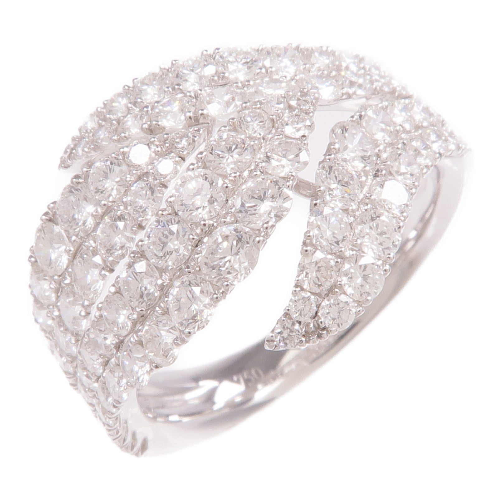 JEWELRY 【激減優惠】18K白金Diamond Ring鑽石戒指US#7.75