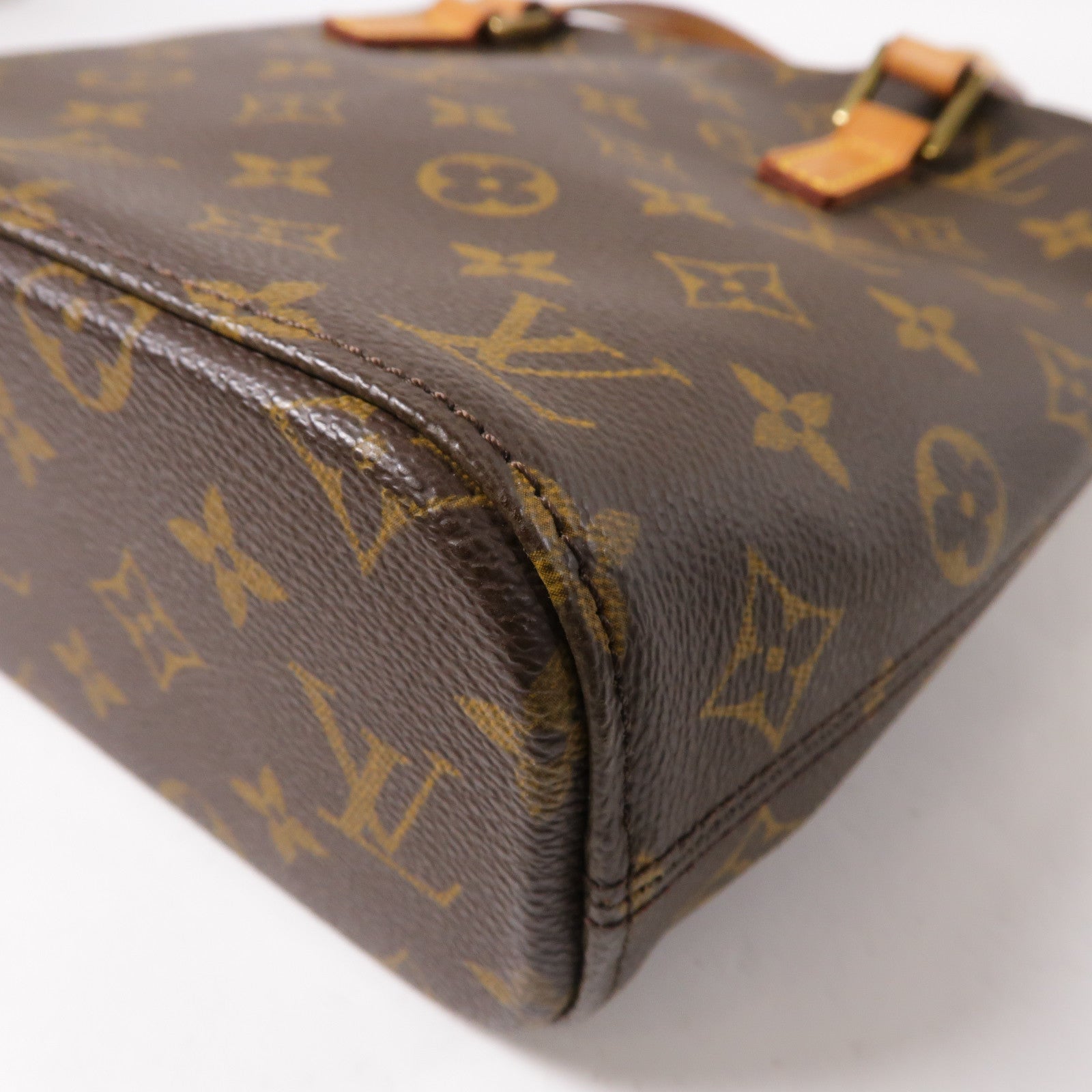 LOUIS VUITTON Monogram Vavin PM金扣手挽袋啡色