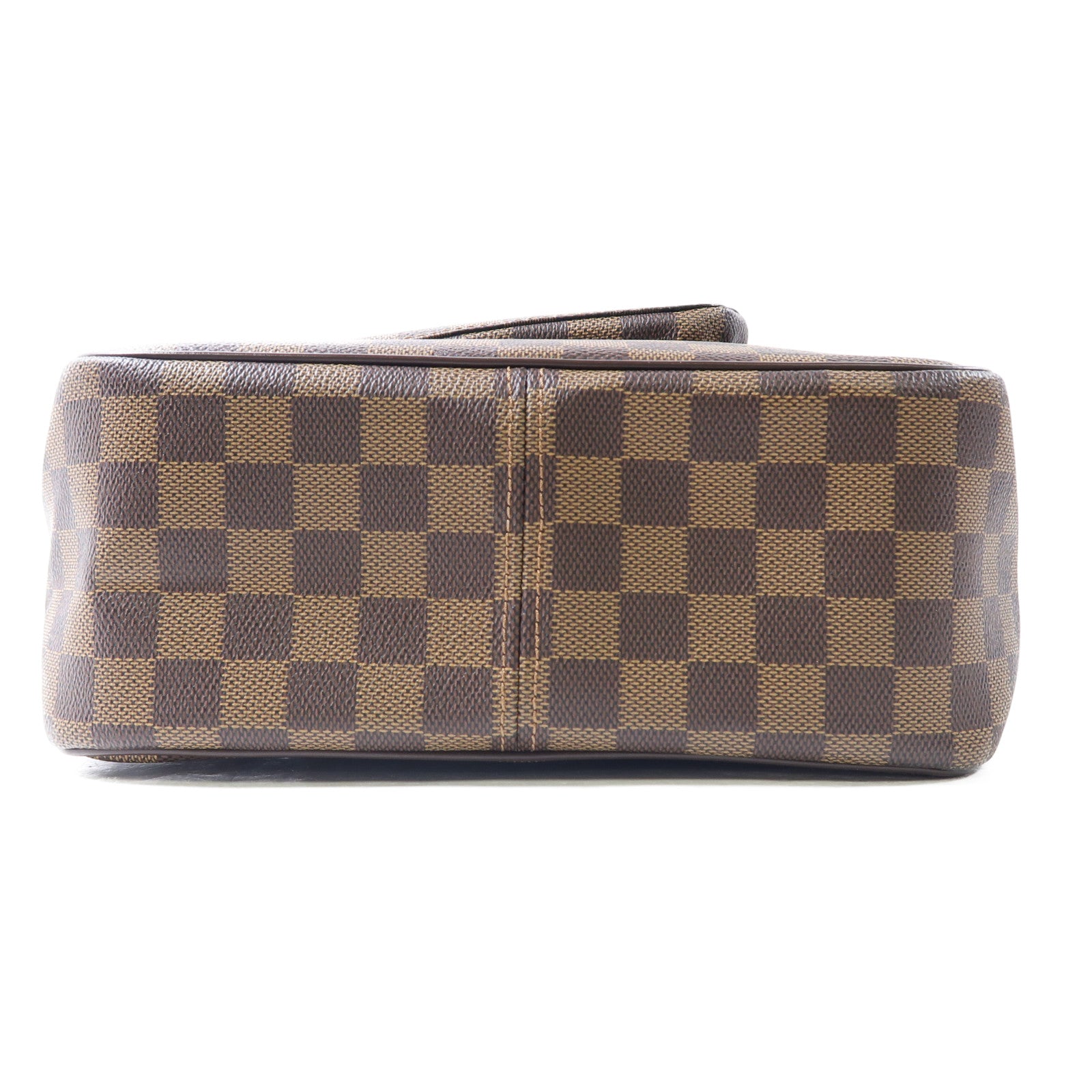 LOUIS VUITTON Monogram Olaf金扣肩背袋棕色