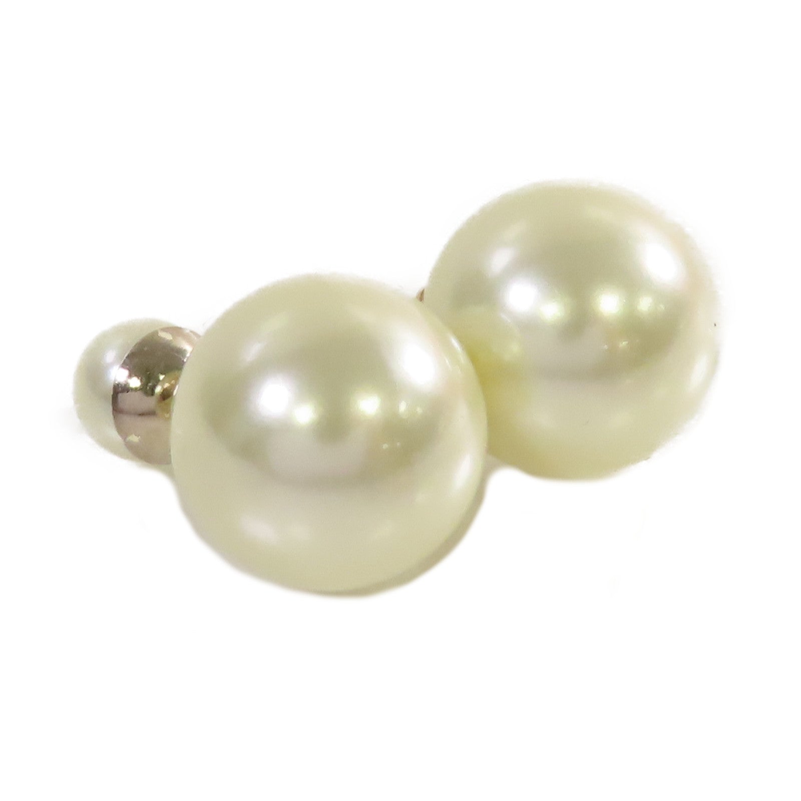 Dior 仿珍珠Earrings耳環珍珠色