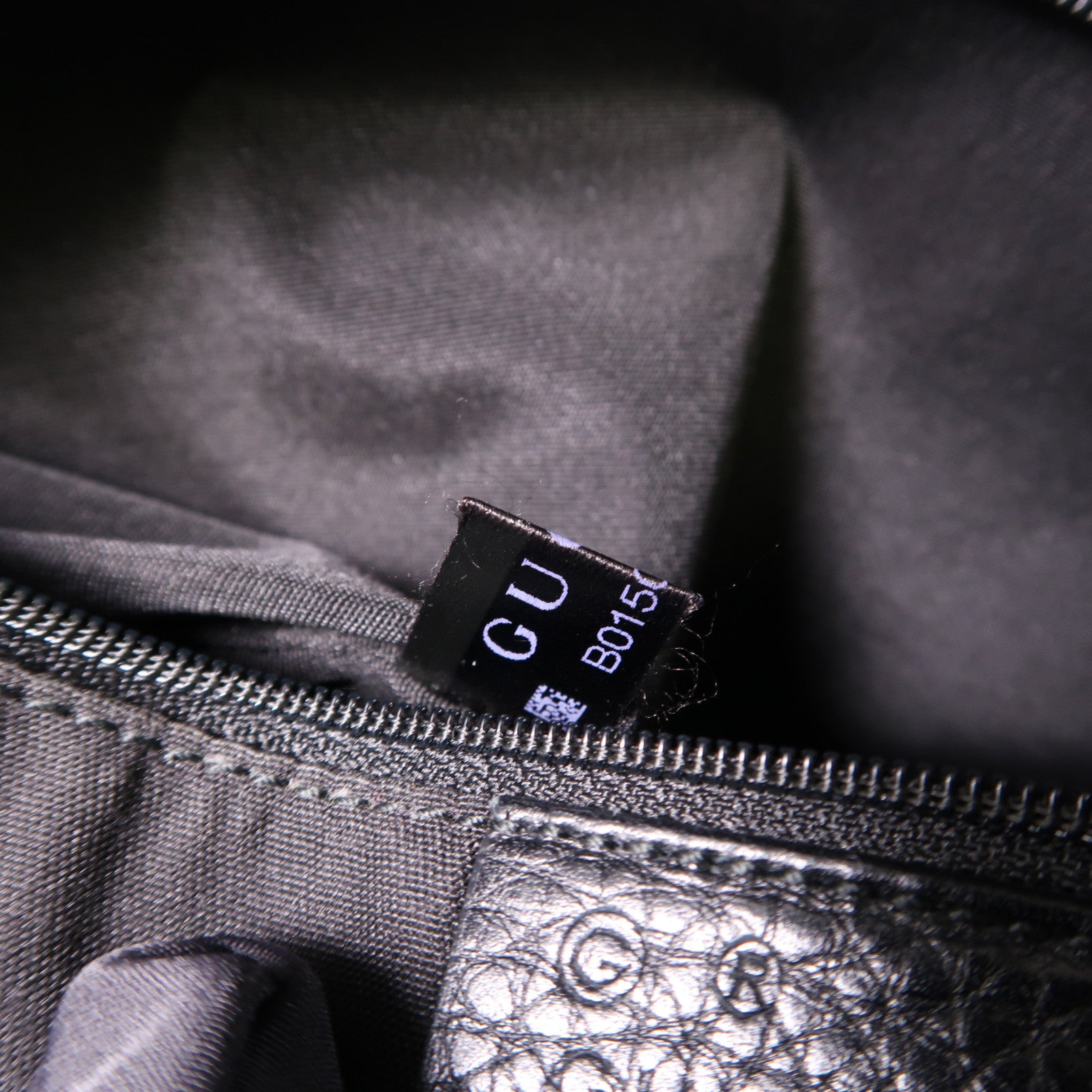 GUCCI 帆布Shoulder Bag銀扣肩背袋
