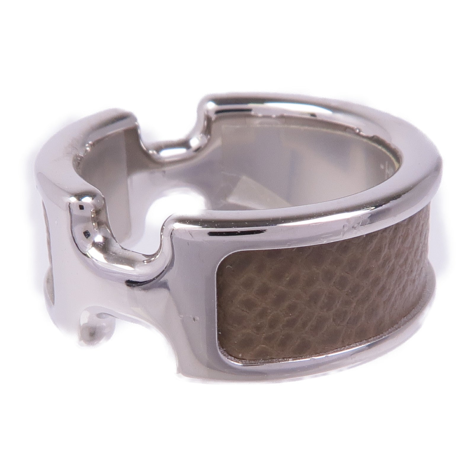 HERMES 金屬Olympe Ring戒指Etoupe