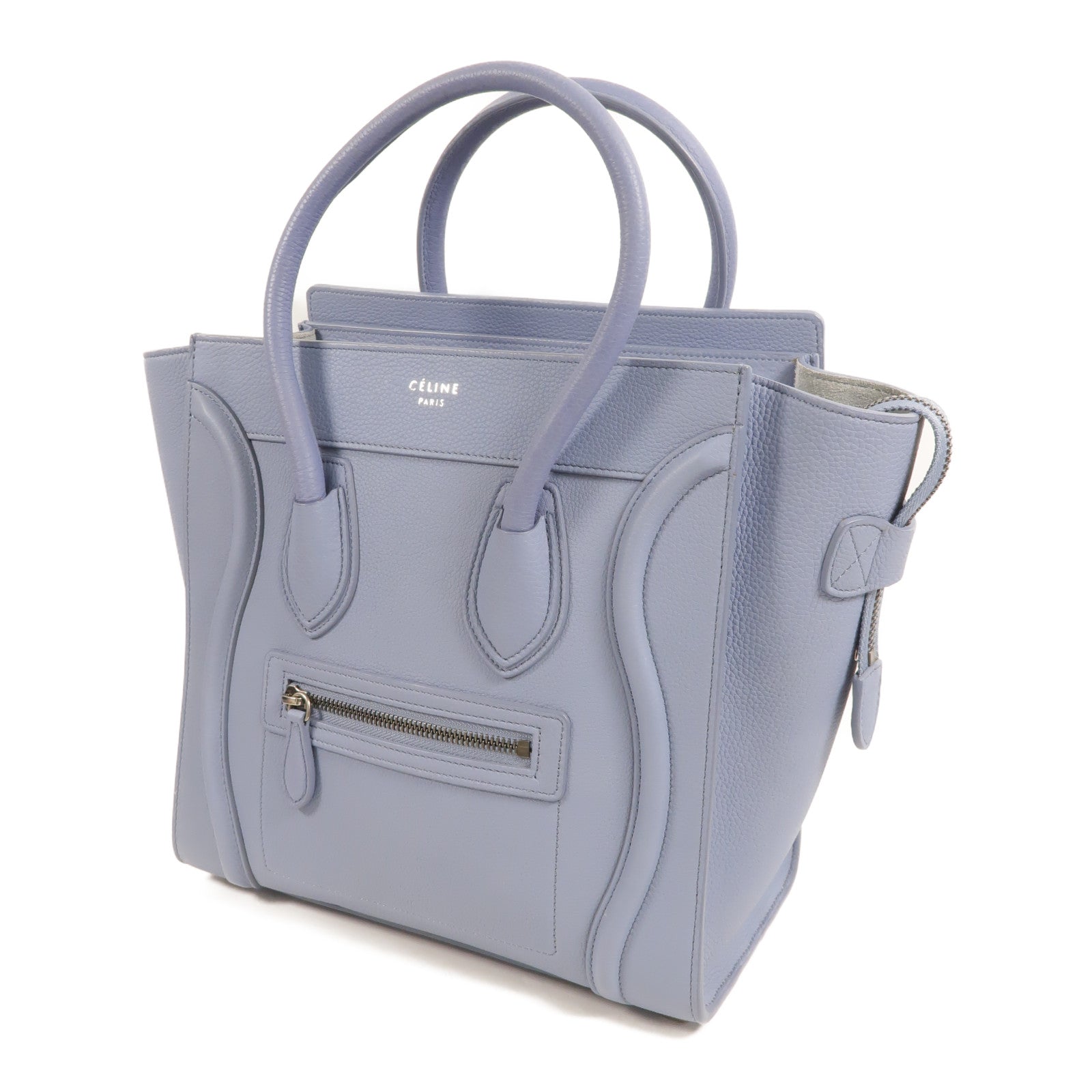 CELINE 牛皮皮革Micro Luggage手挽袋