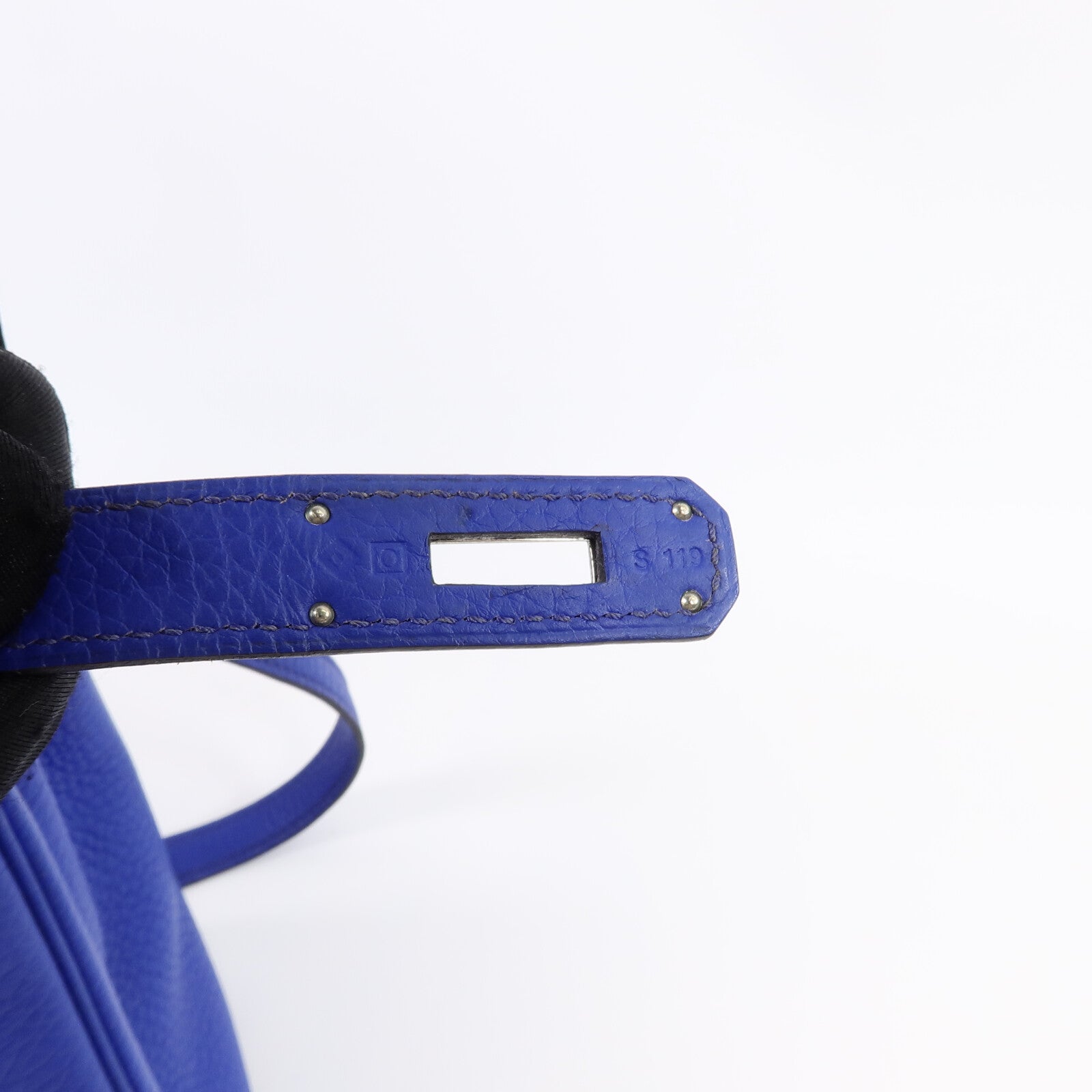 HERMES Togo皮革Kelly 28手挽肩背兩用袋Electric Blue