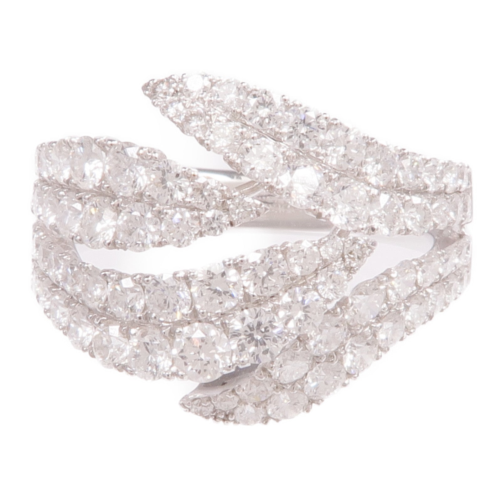 JEWELRY 【激減優惠】18K白金Diamond Ring鑽石戒指US#7.75