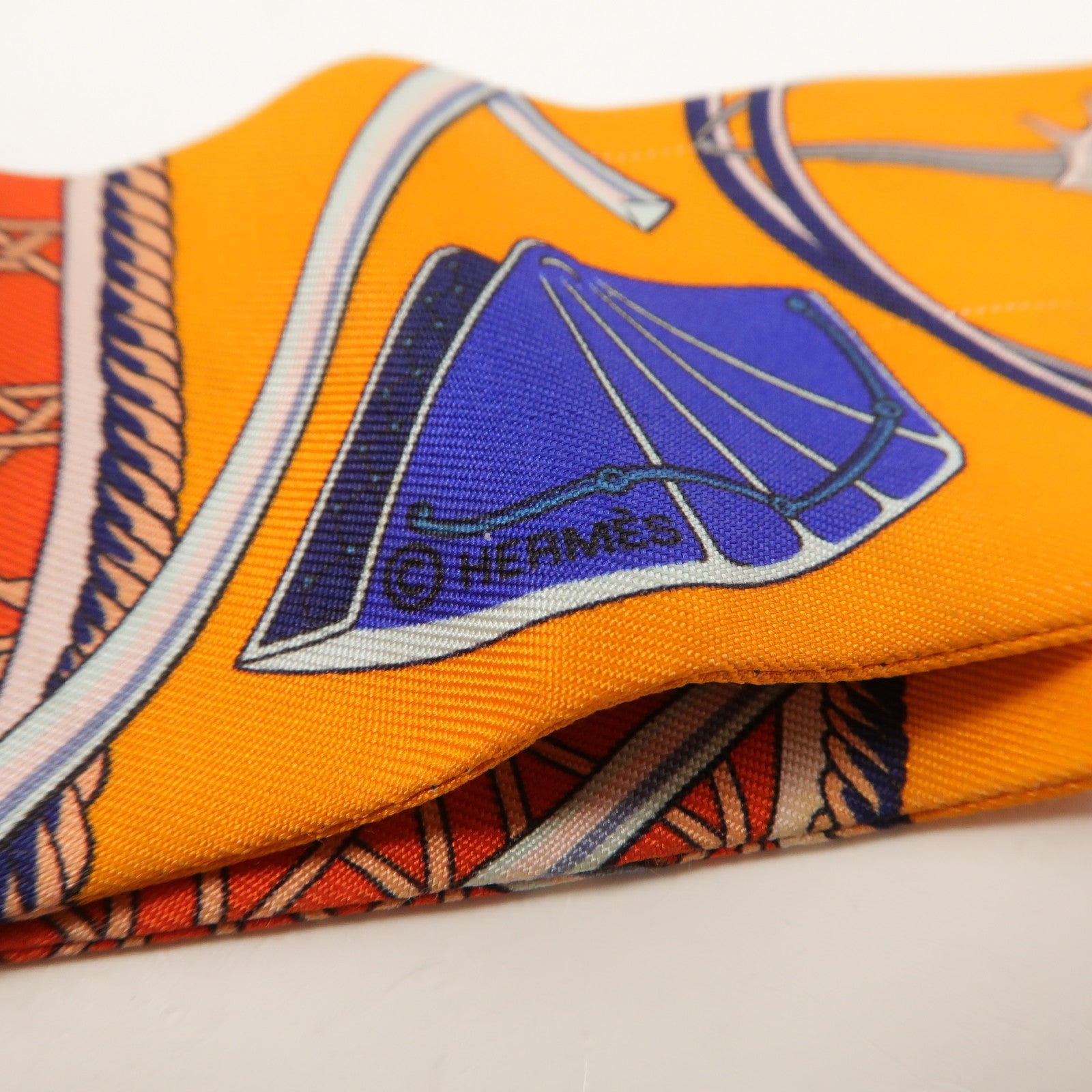 HERMES 絲質Twilly絲巾