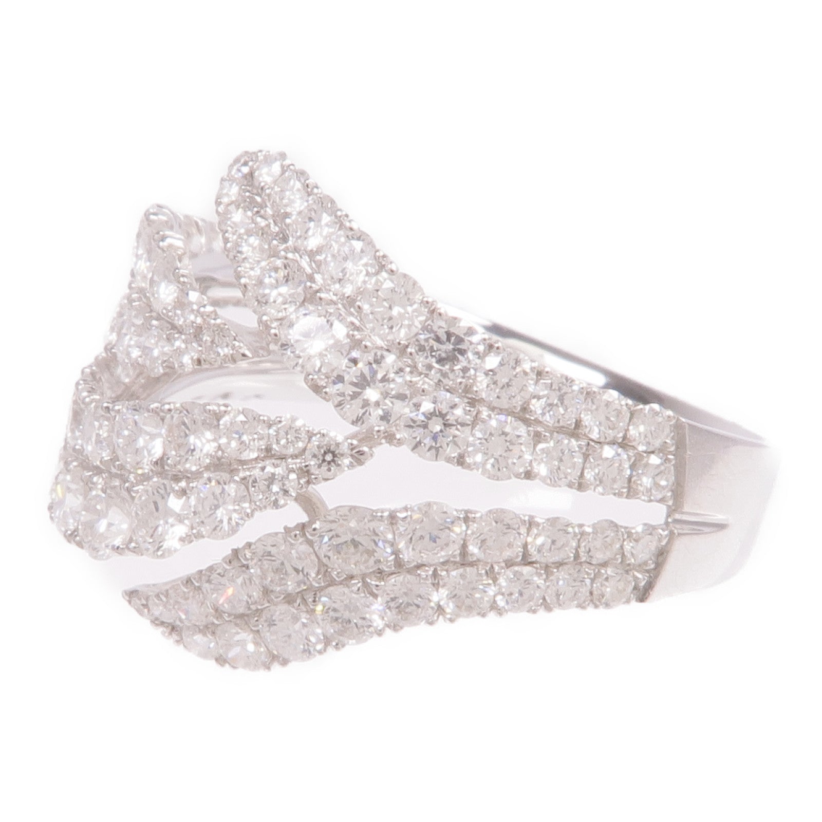 JEWELRY 【激減優惠】18K白金Diamond Ring鑽石戒指US#7.75