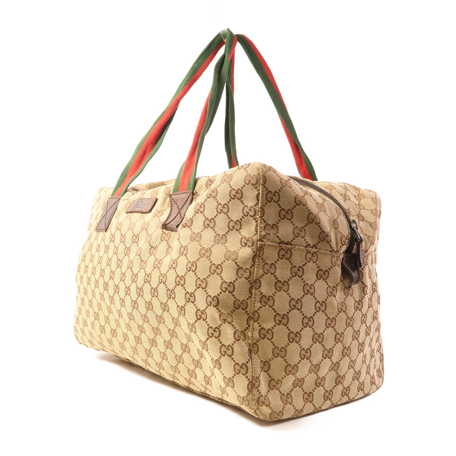 GUCCI 帆布Boston Bag肩背袋