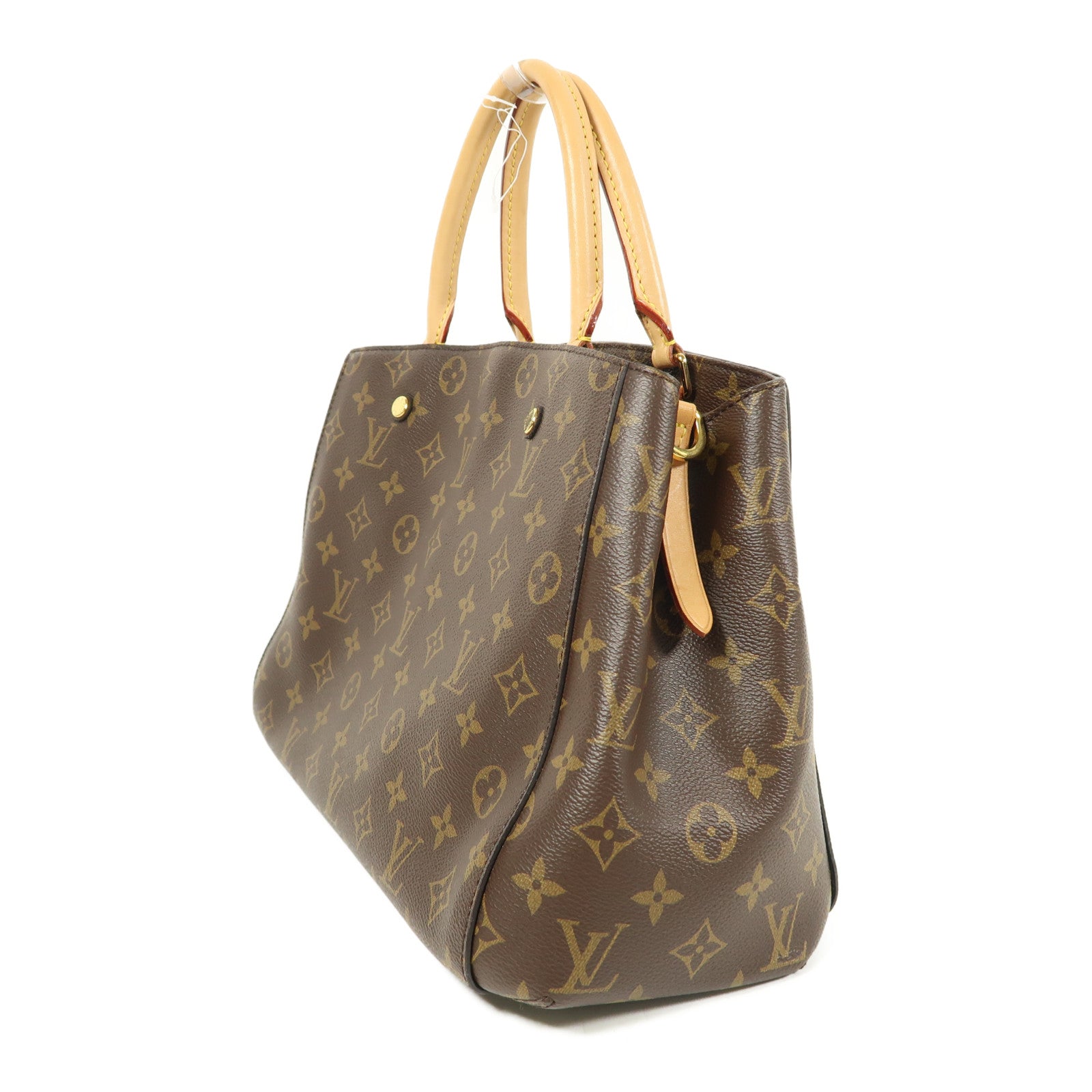 LOUIS VUITTON Monogram Montaigne MM金扣手挽肩背兩用袋