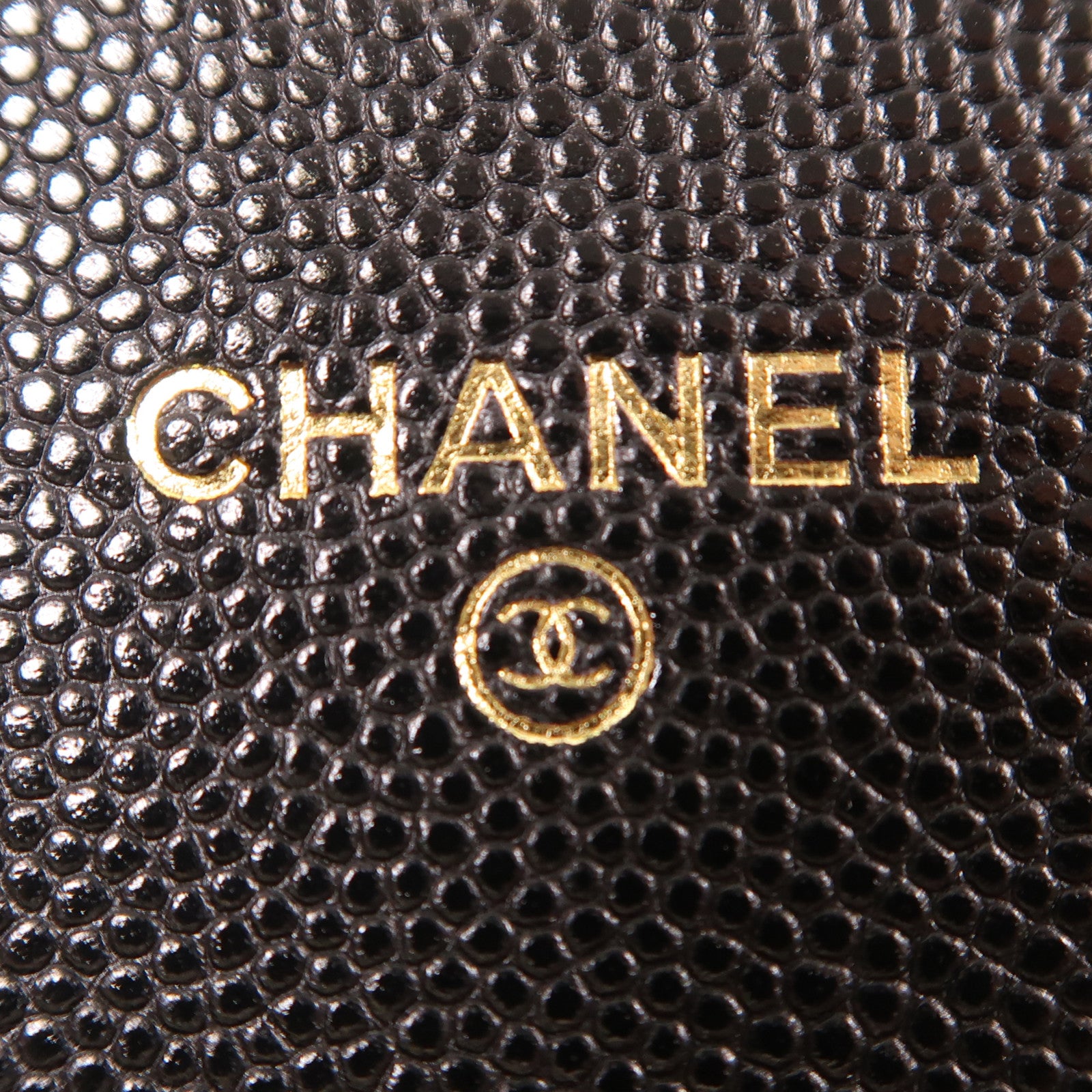 CHANEL 牛皮皮革Long Wallet金扣長錢包